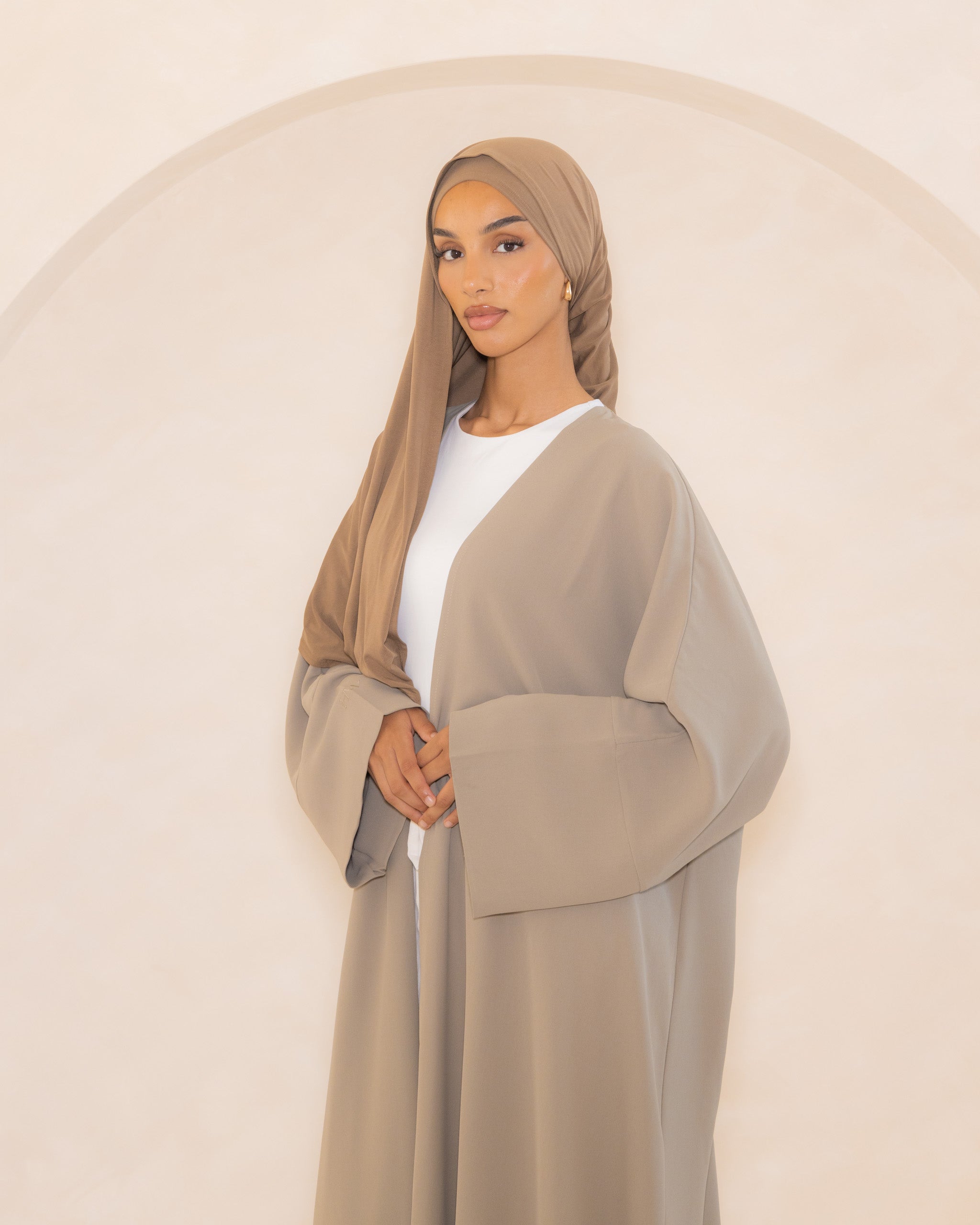 Pistachio Open Abaya