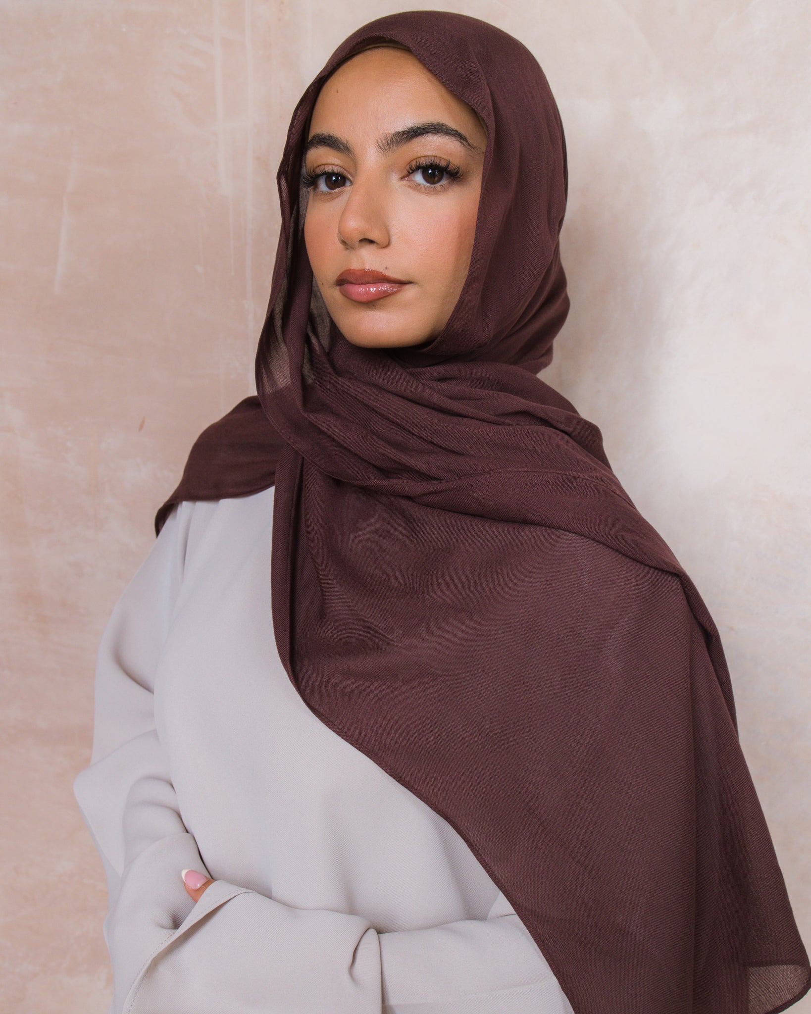 Brown Modal Hijab