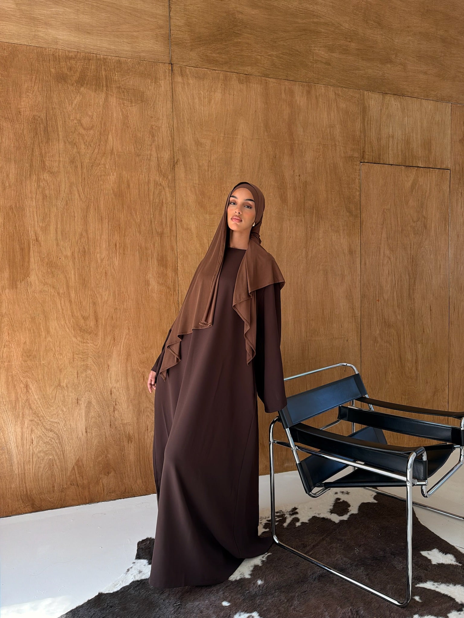 Espresso Spanish Sleeve Abaya