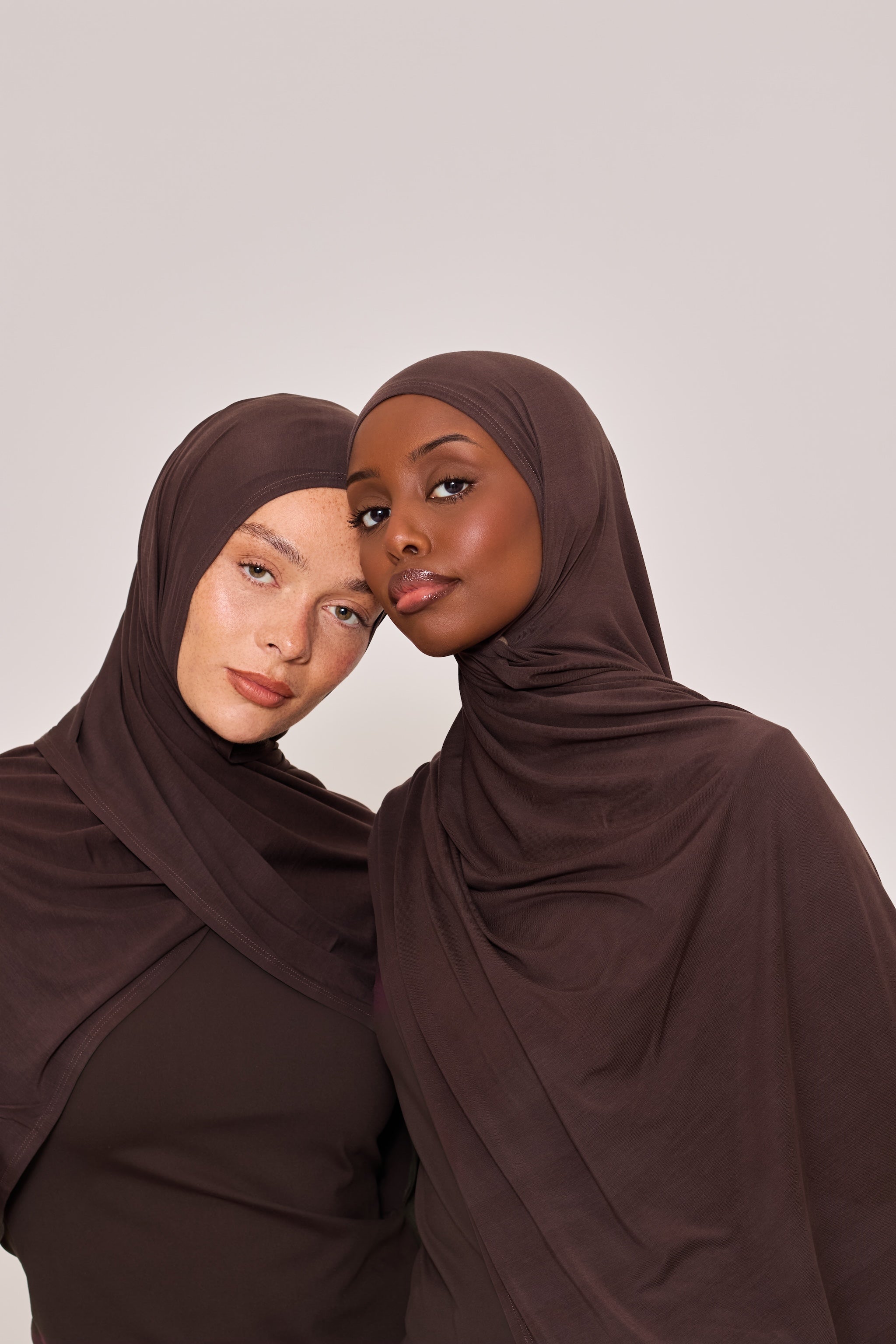 Chocolate Bamboo Jersey Hijab
