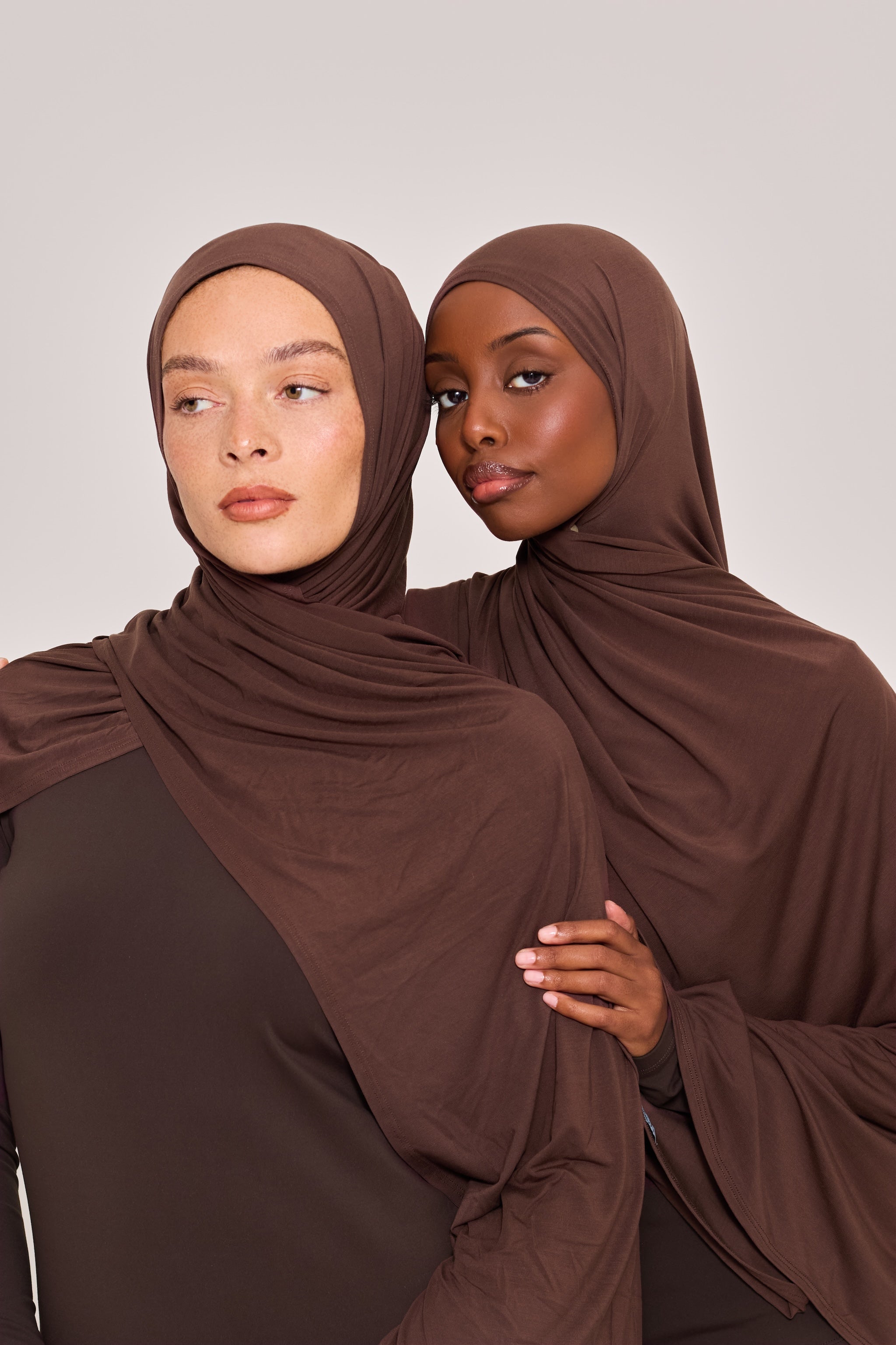 Mocha Bamboo Jersey Hijab