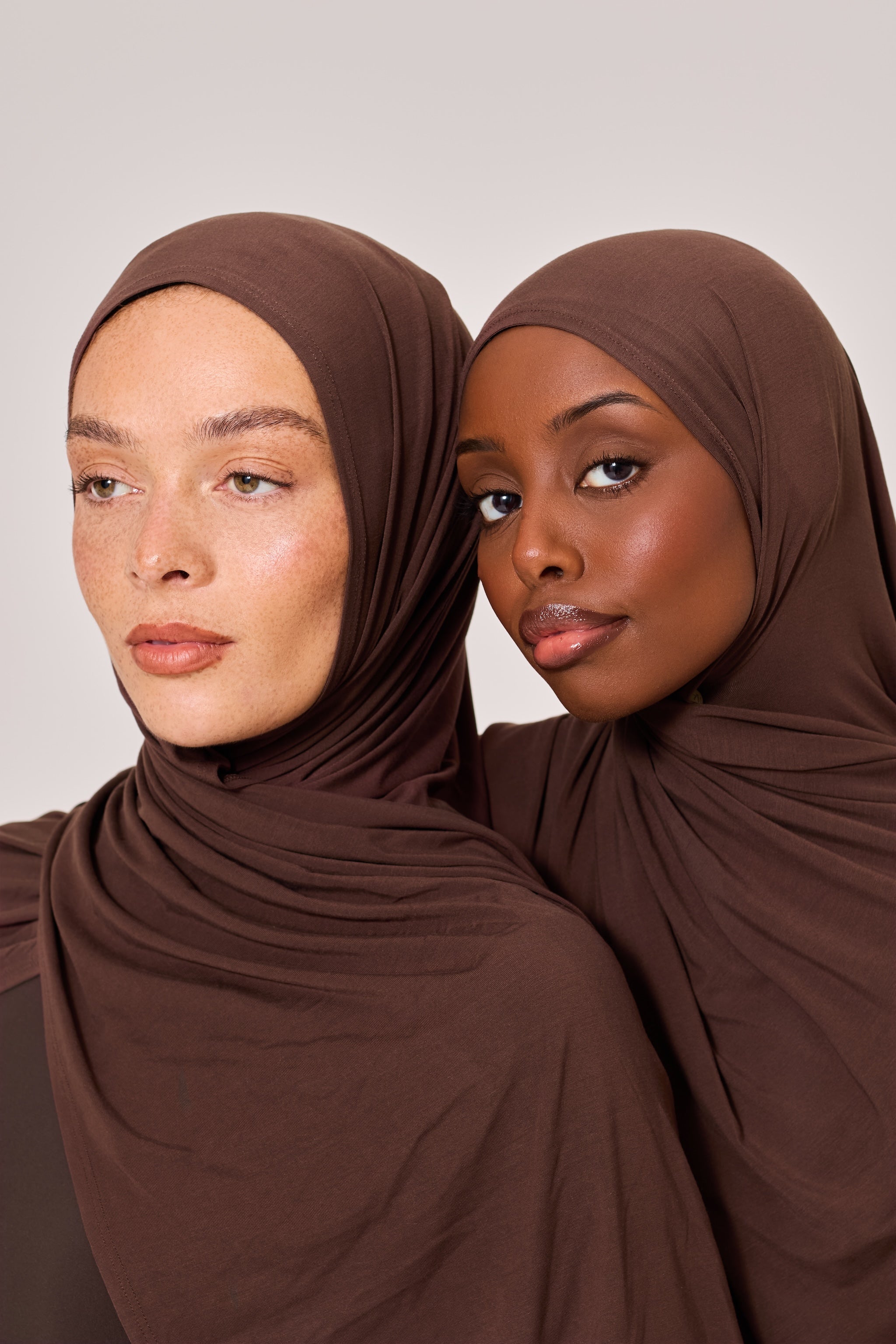 Mocha Bamboo Jersey Hijab