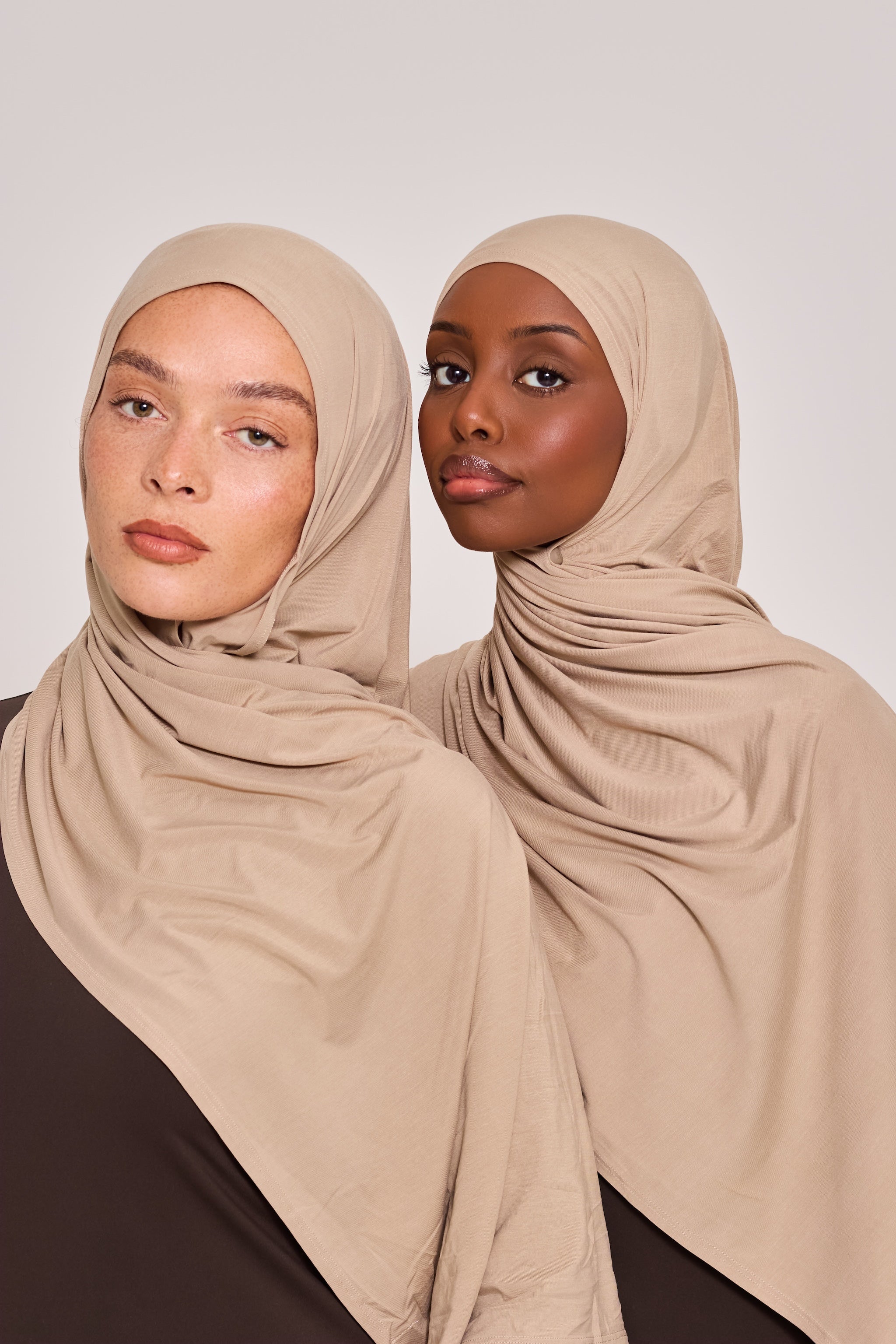 Oat Bamboo Jersey Hijab
