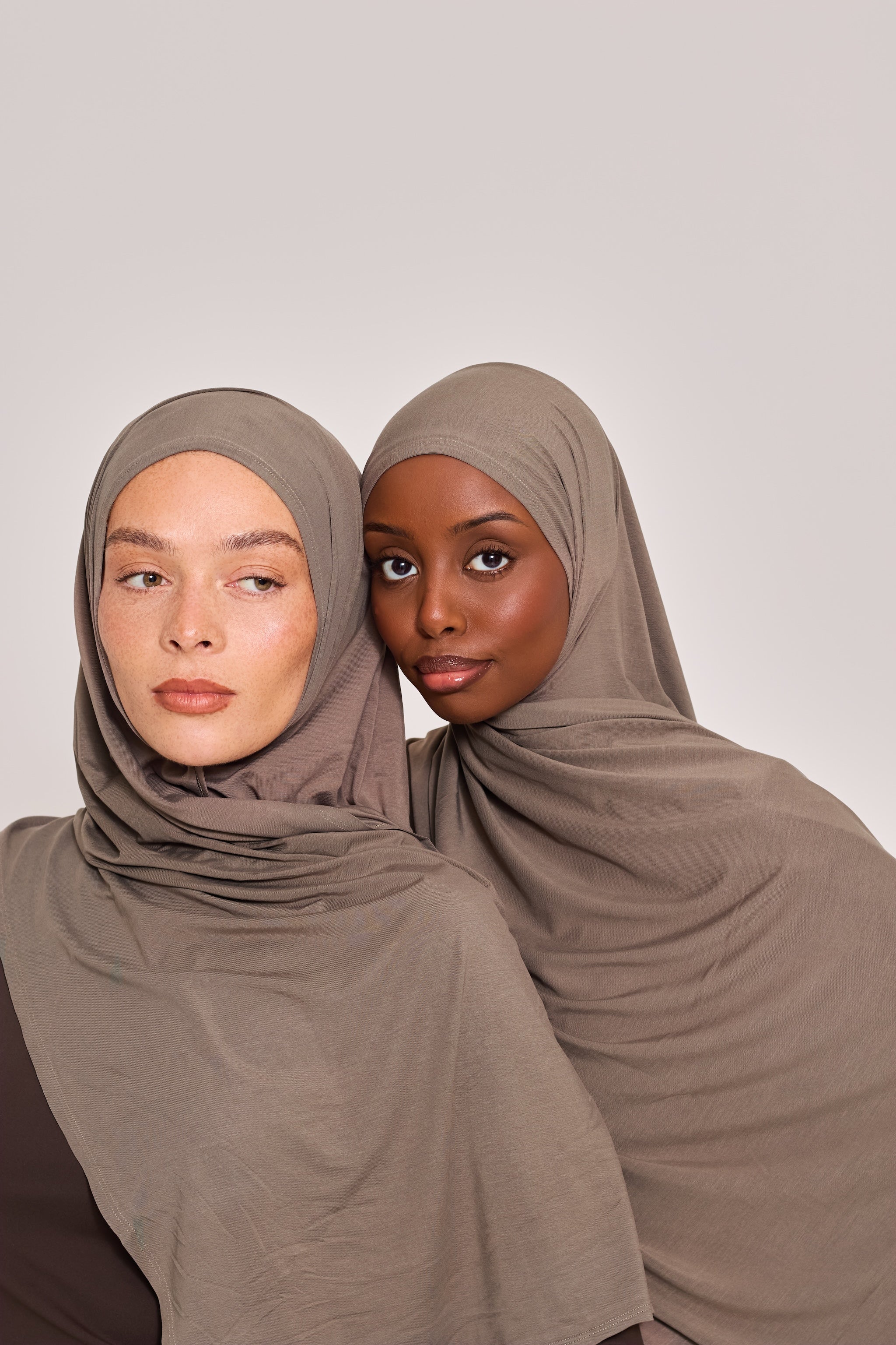 Stone Bamboo Jersey Hijab
