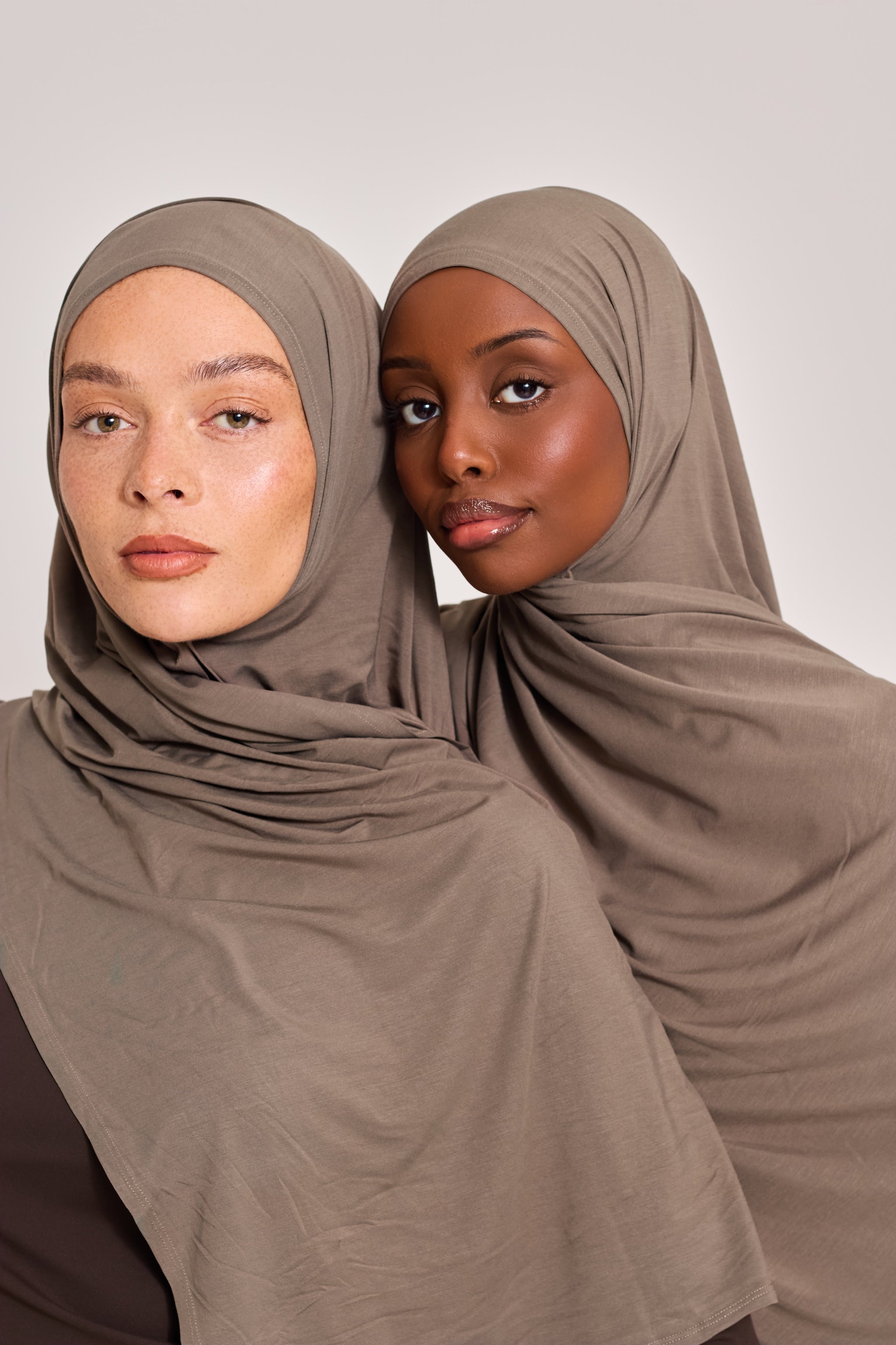 Stone Bamboo Jersey Hijab