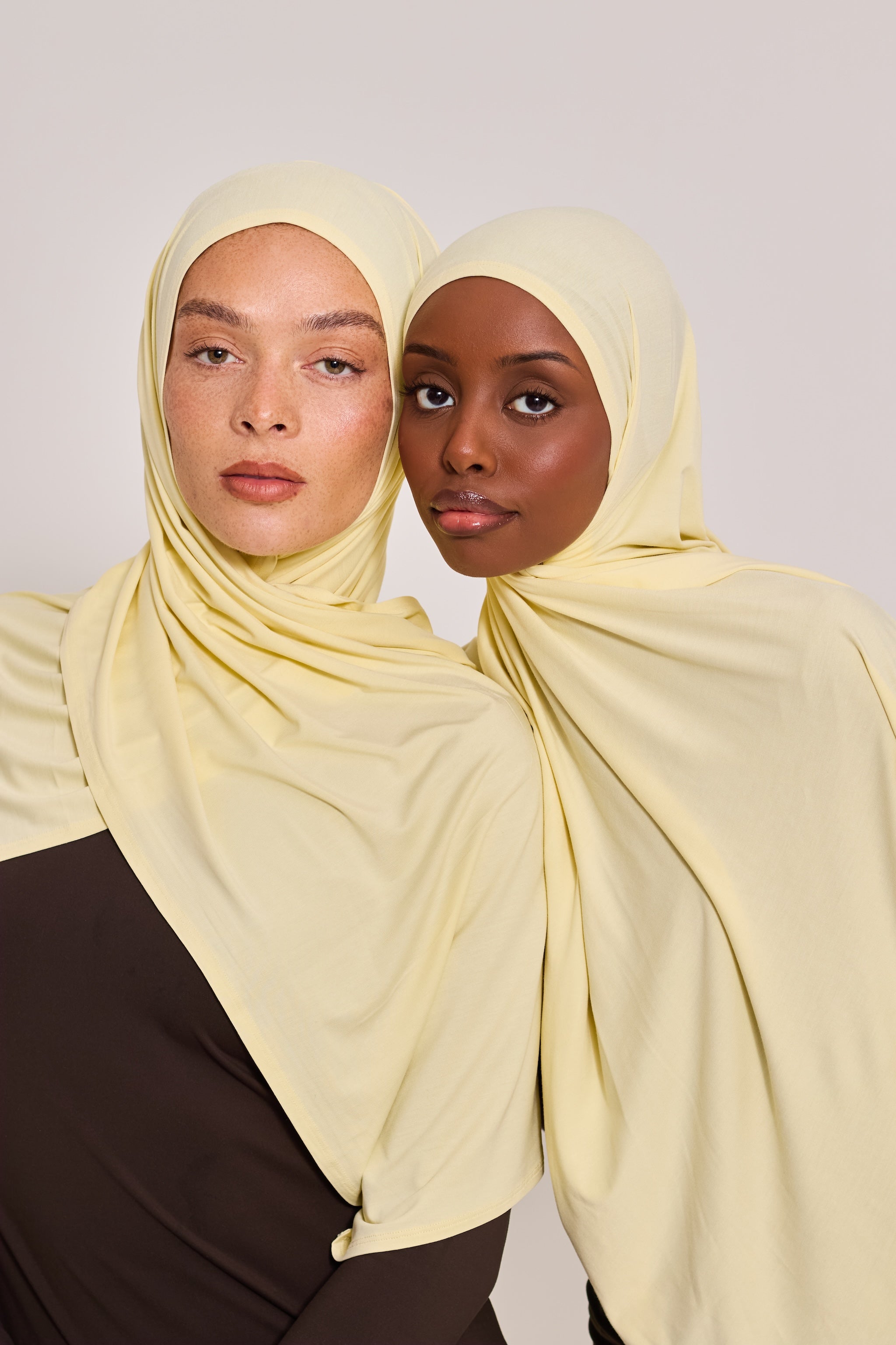 Butter Yellow Bamboo Jersey Hijab