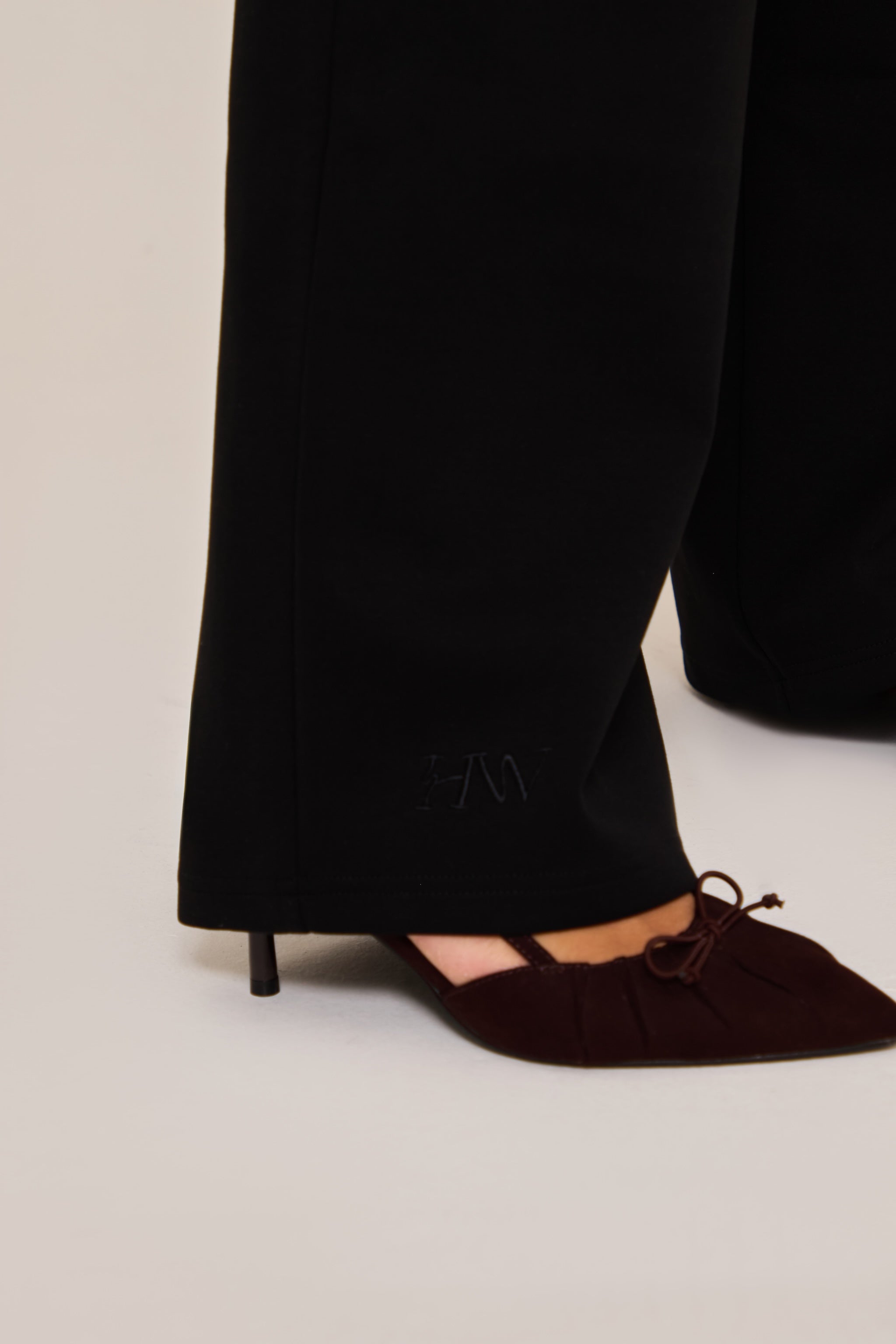 Black Essential Trousers