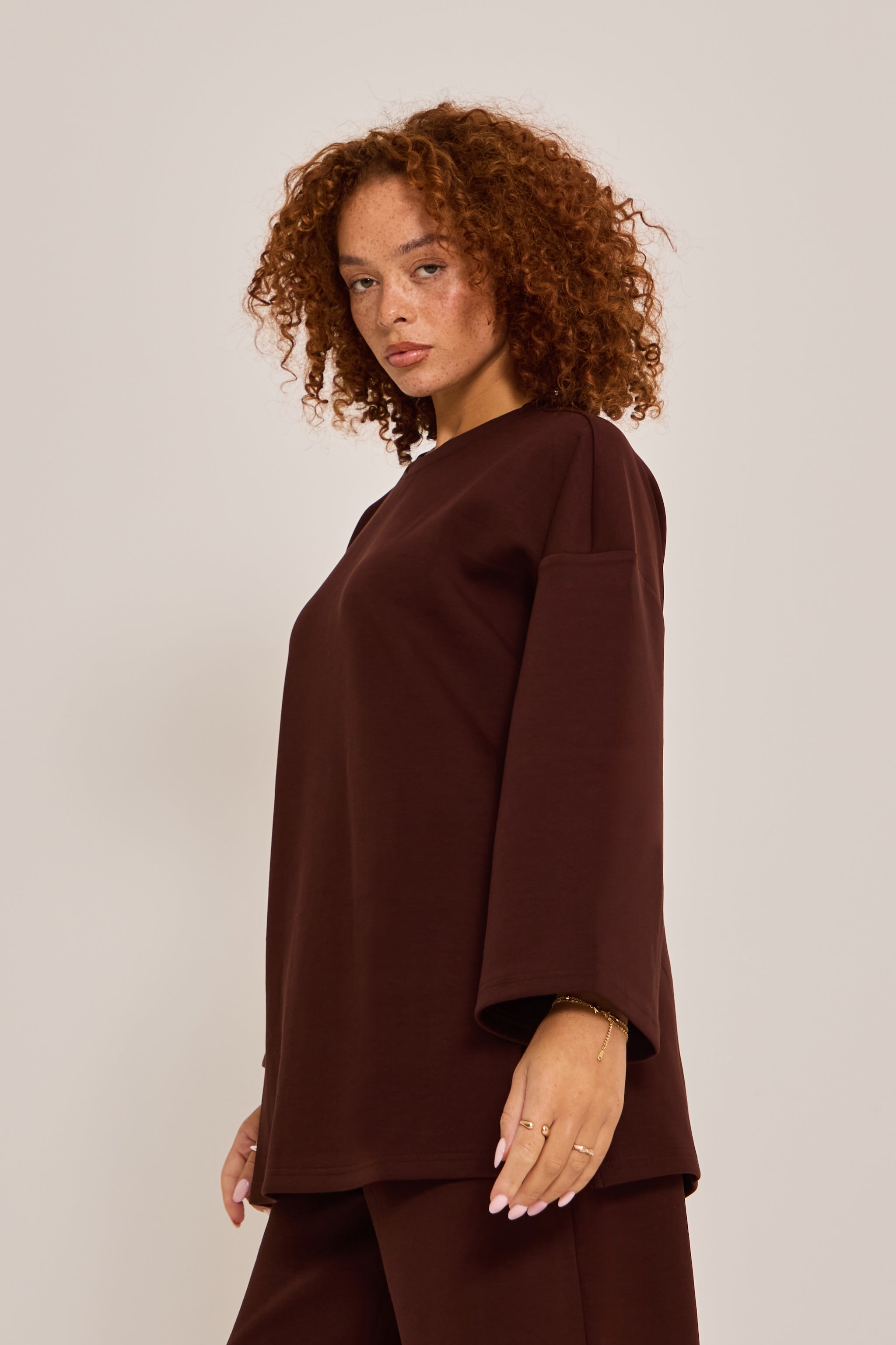 Dark Brown Essential Top
