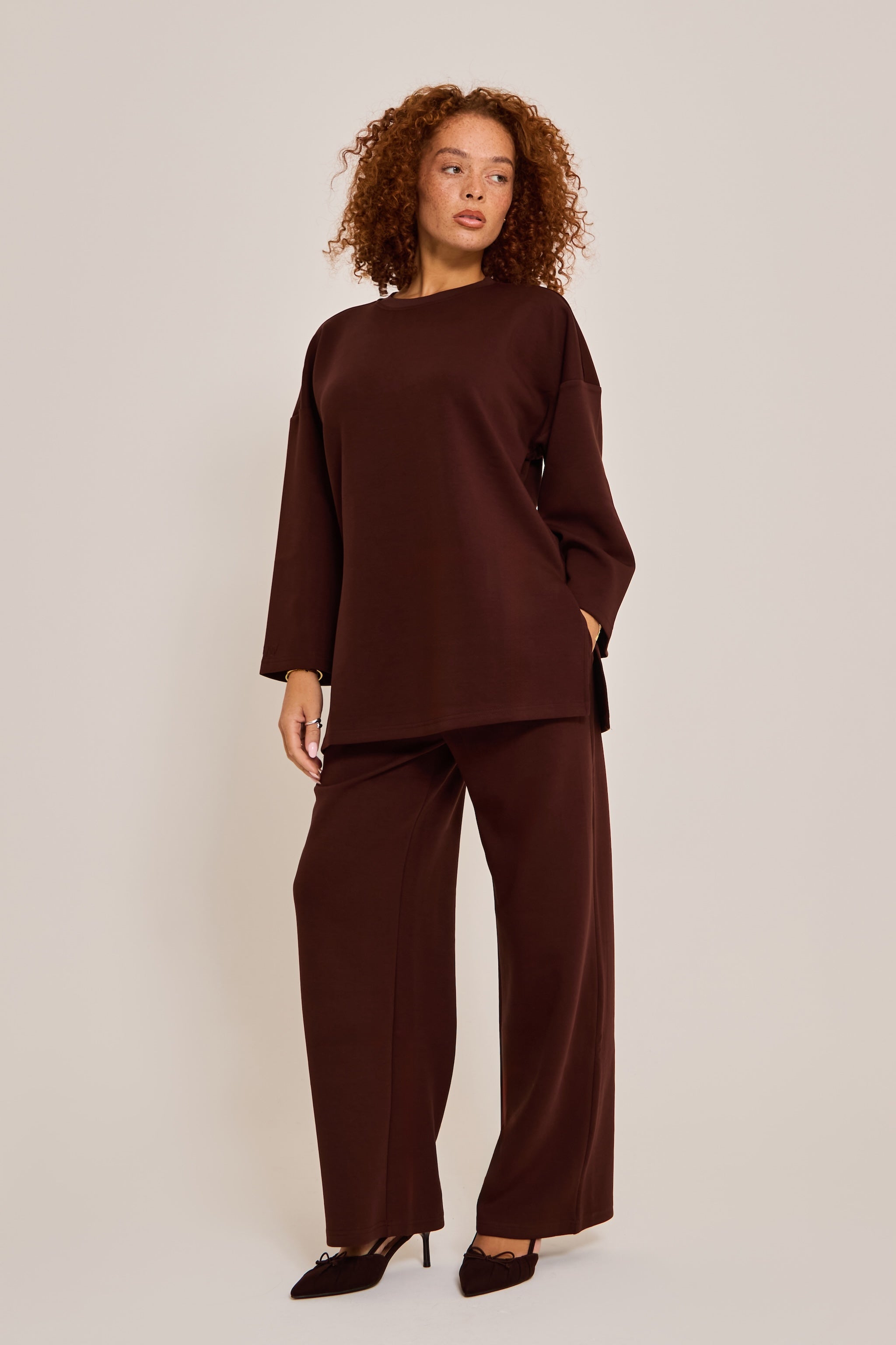 Dark Brown Essential Top