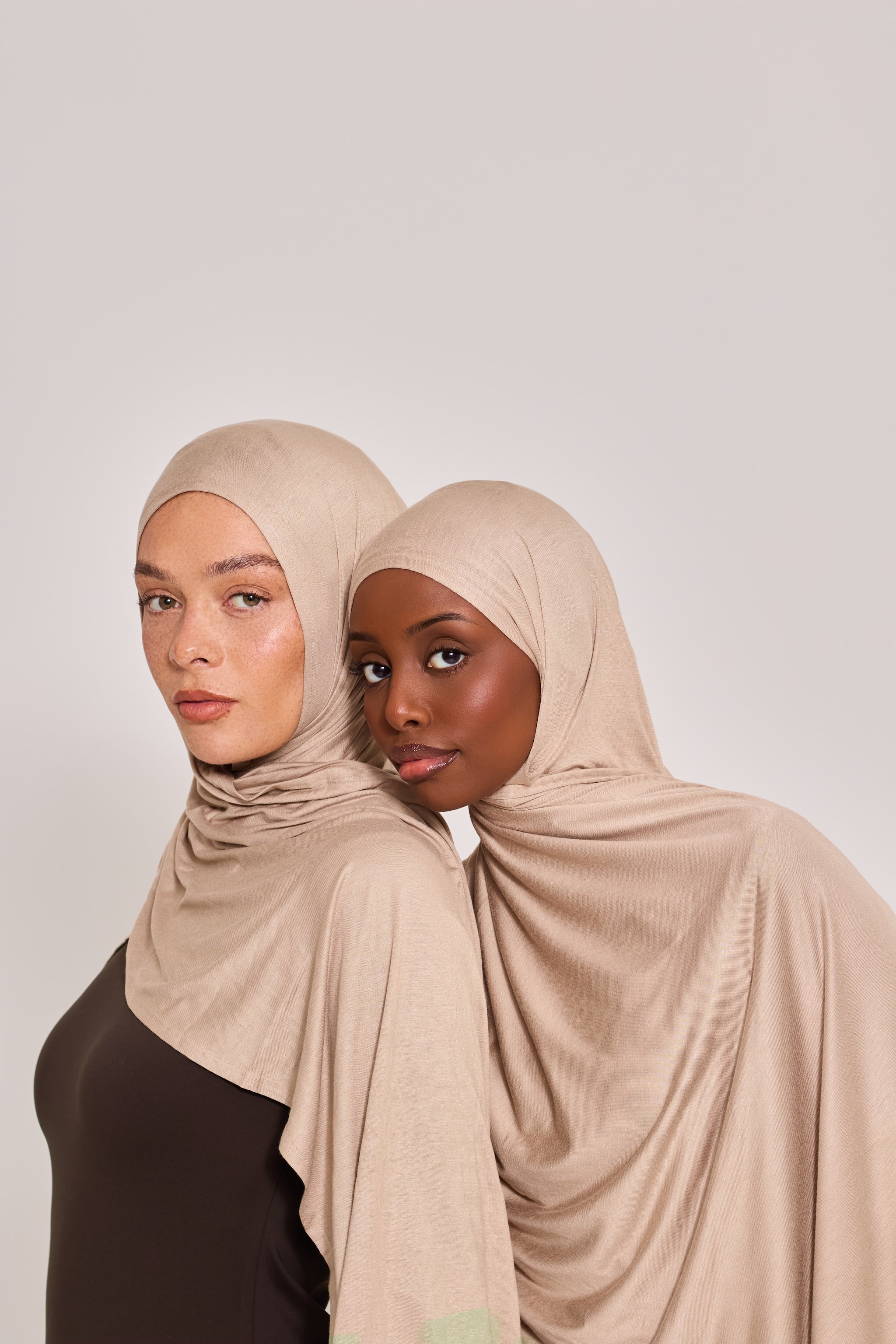 Oat Cotton Jersey Hijab