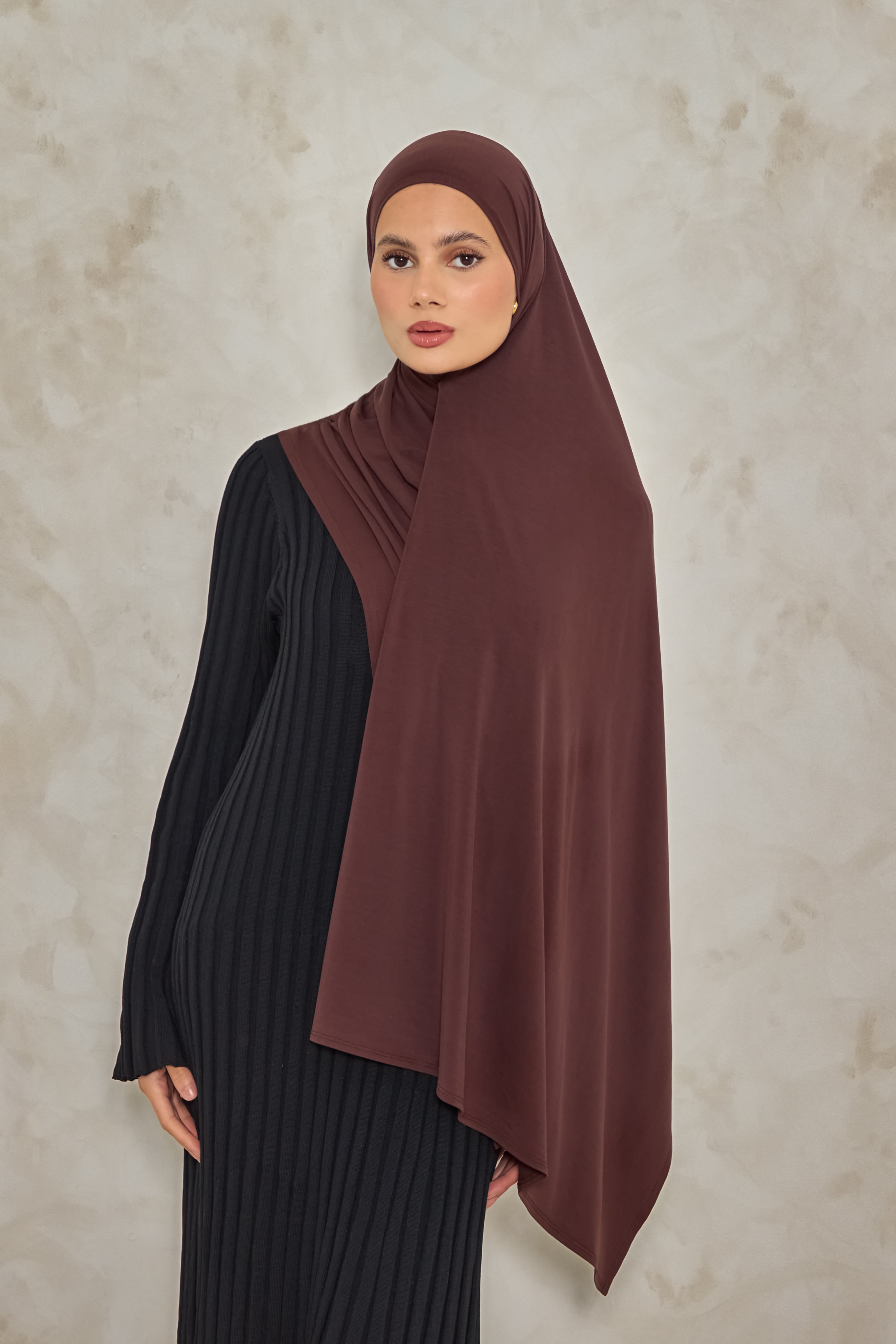 Espresso Bamboo Jersey Hijab