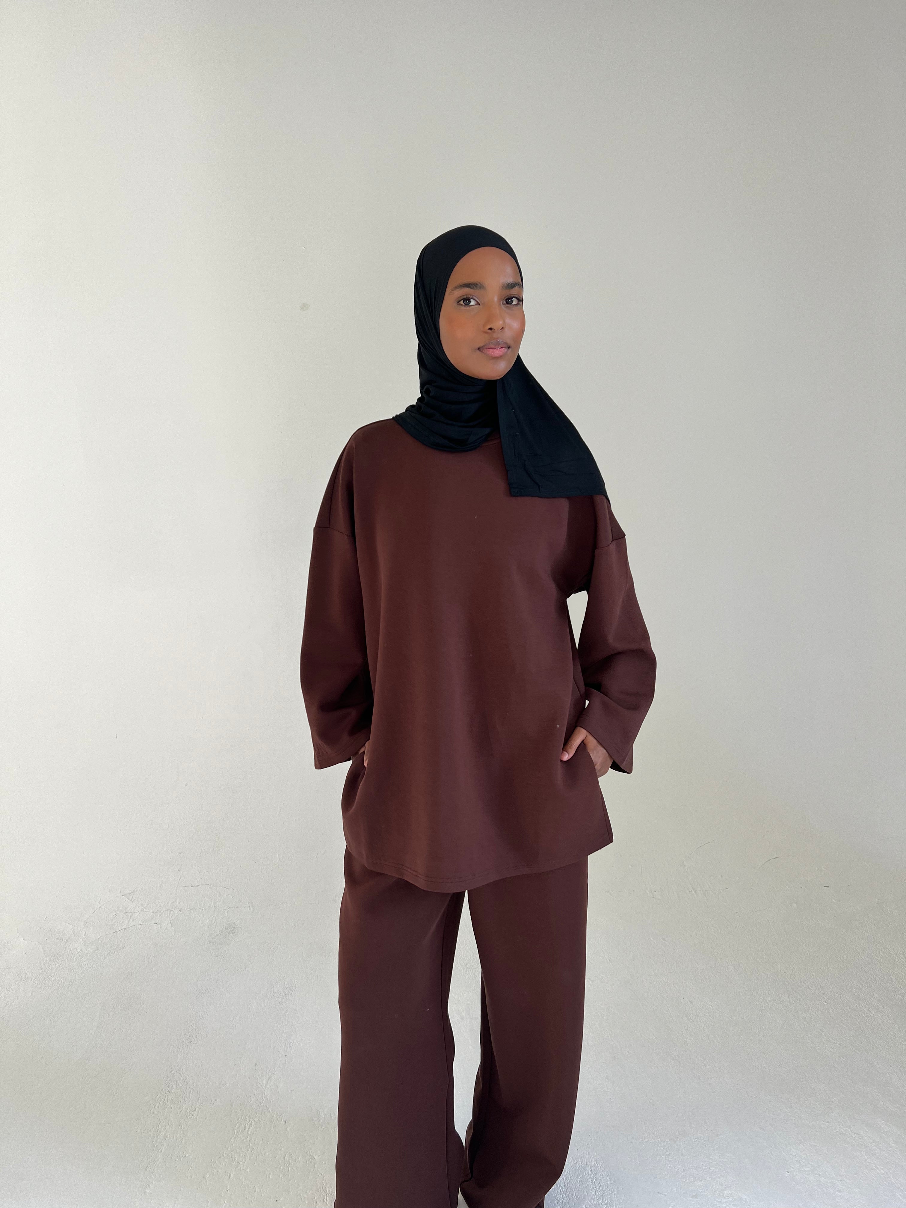 Dark Brown Essential Top