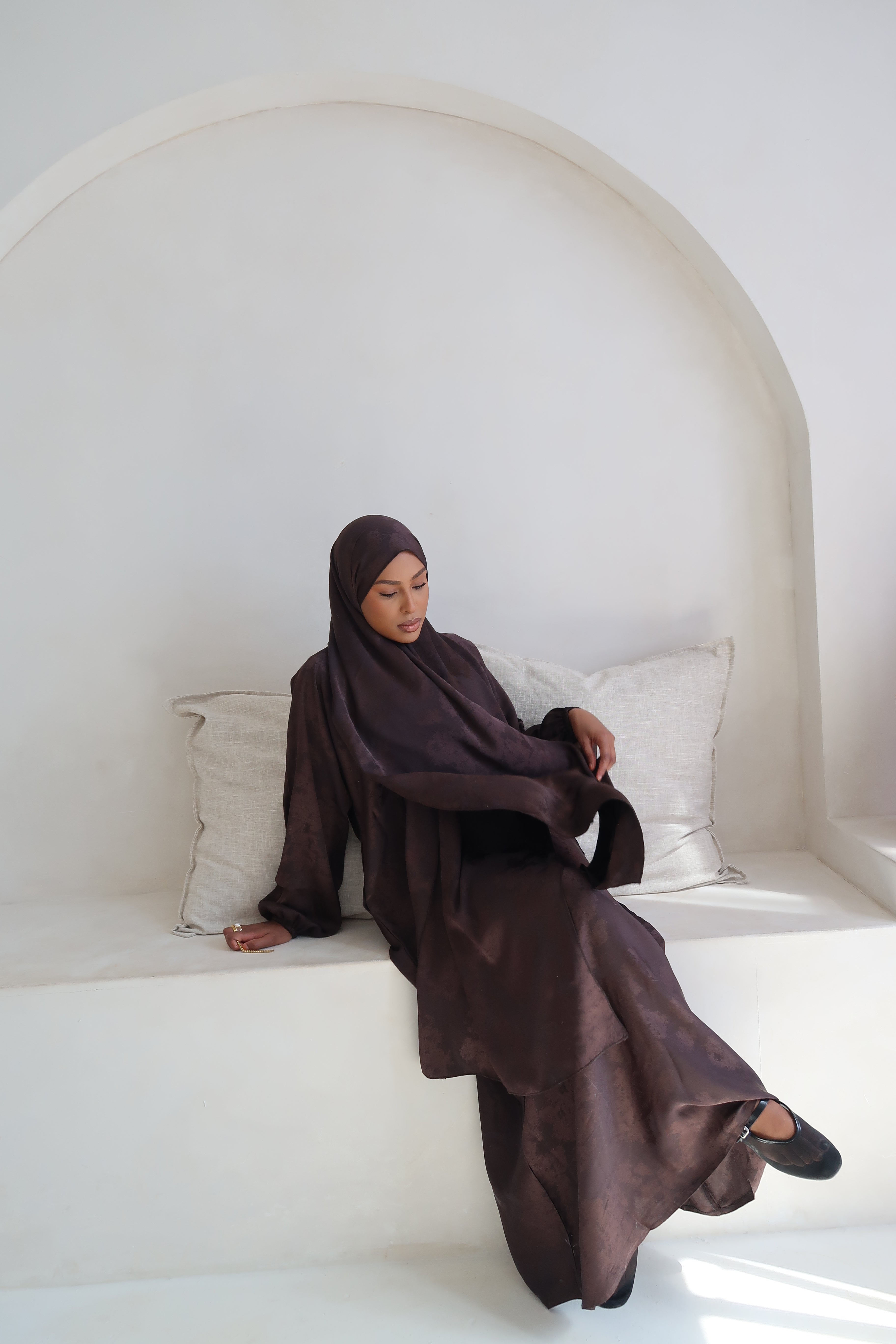 Patterned Prayer Abaya