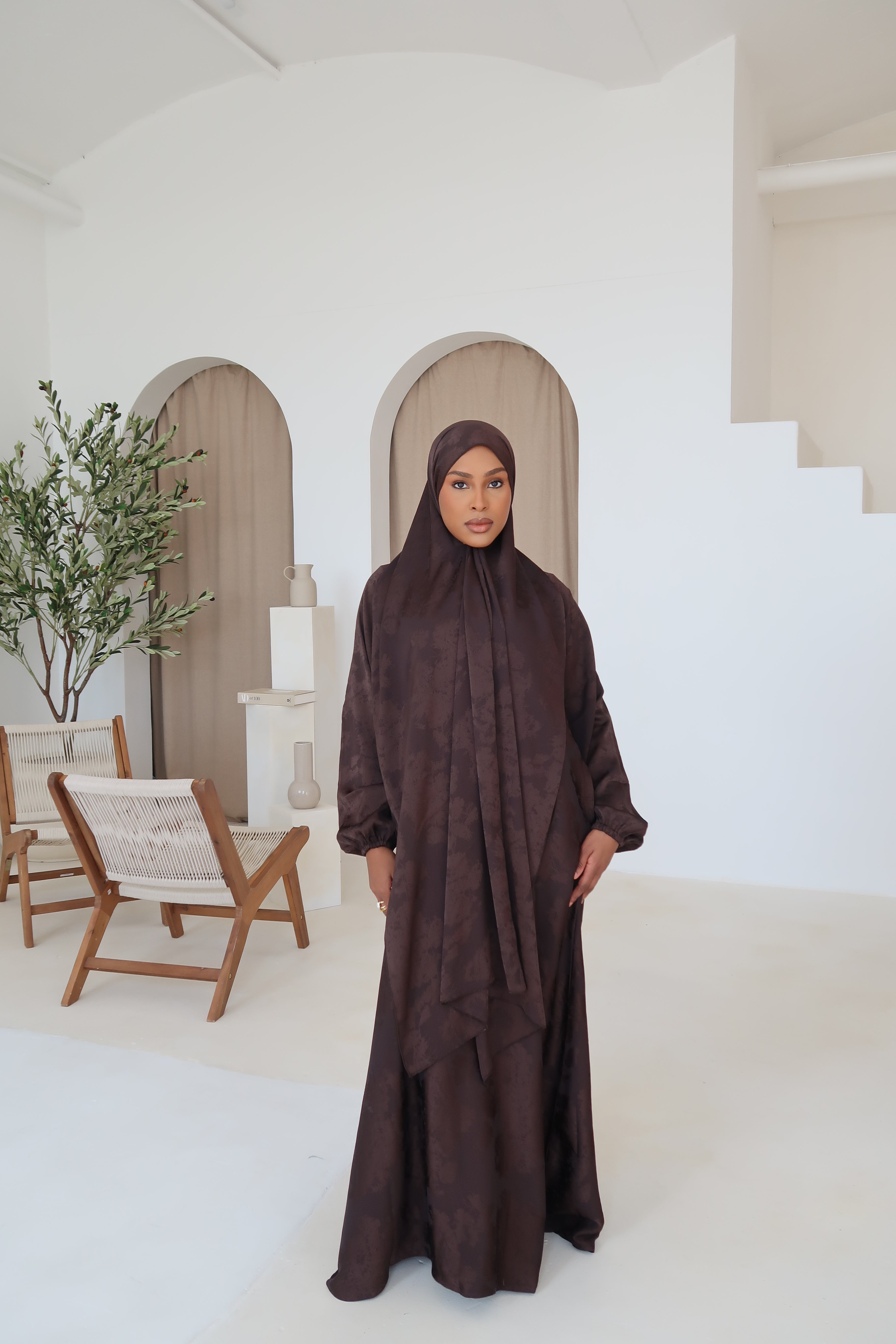 Patterned Prayer Abaya