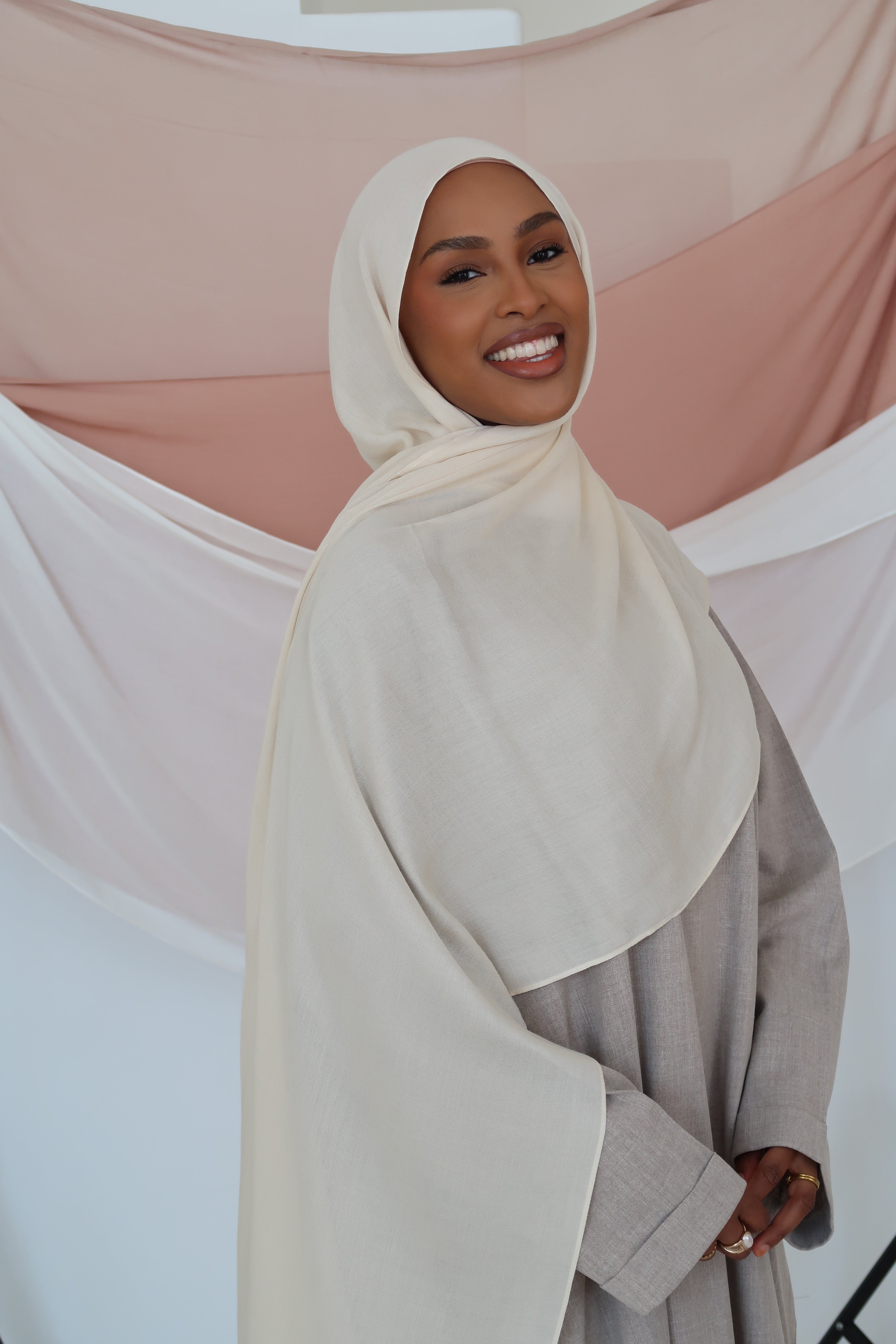 Ecru Modal Hijab