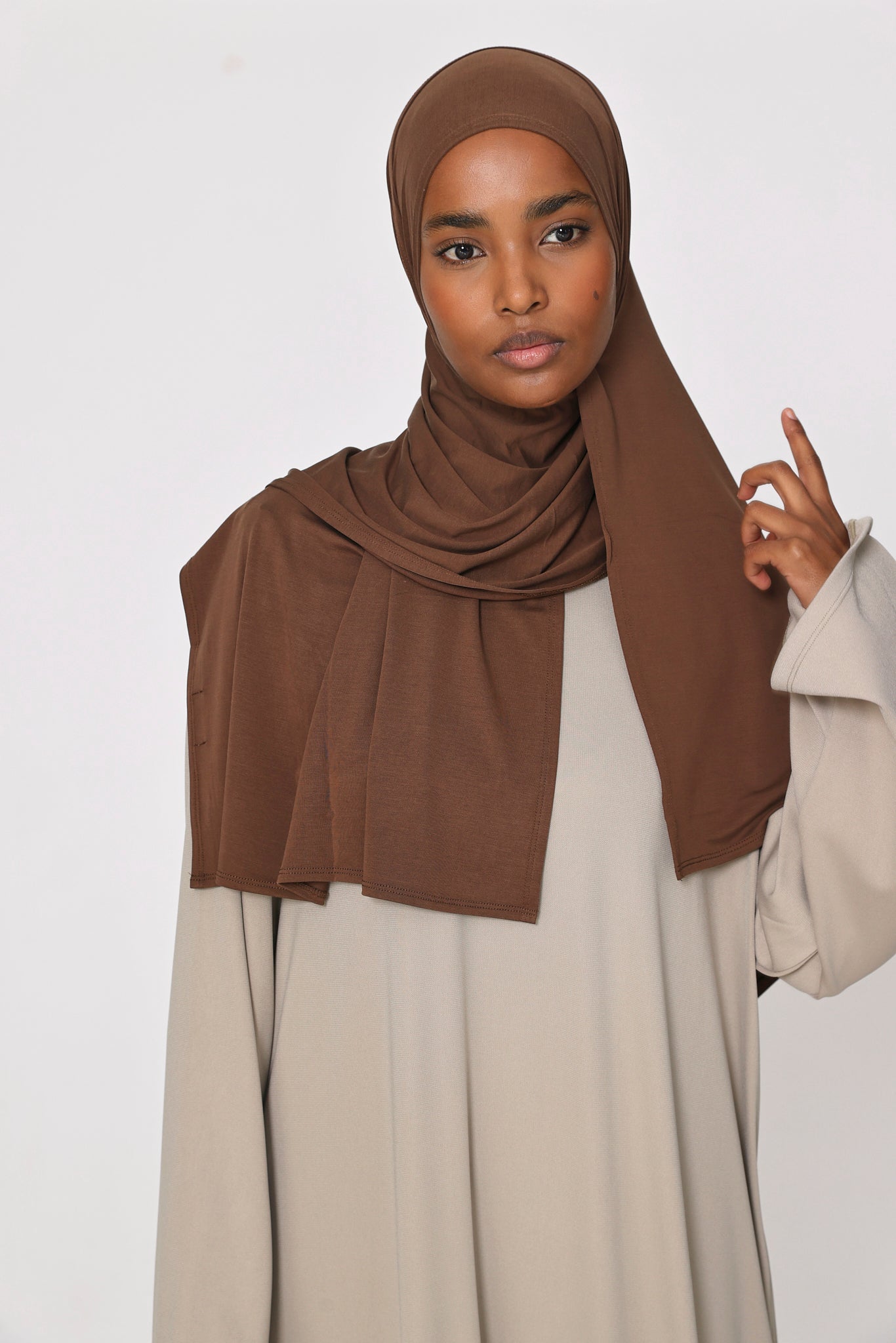 Toffee Cloud Jersey Hijab