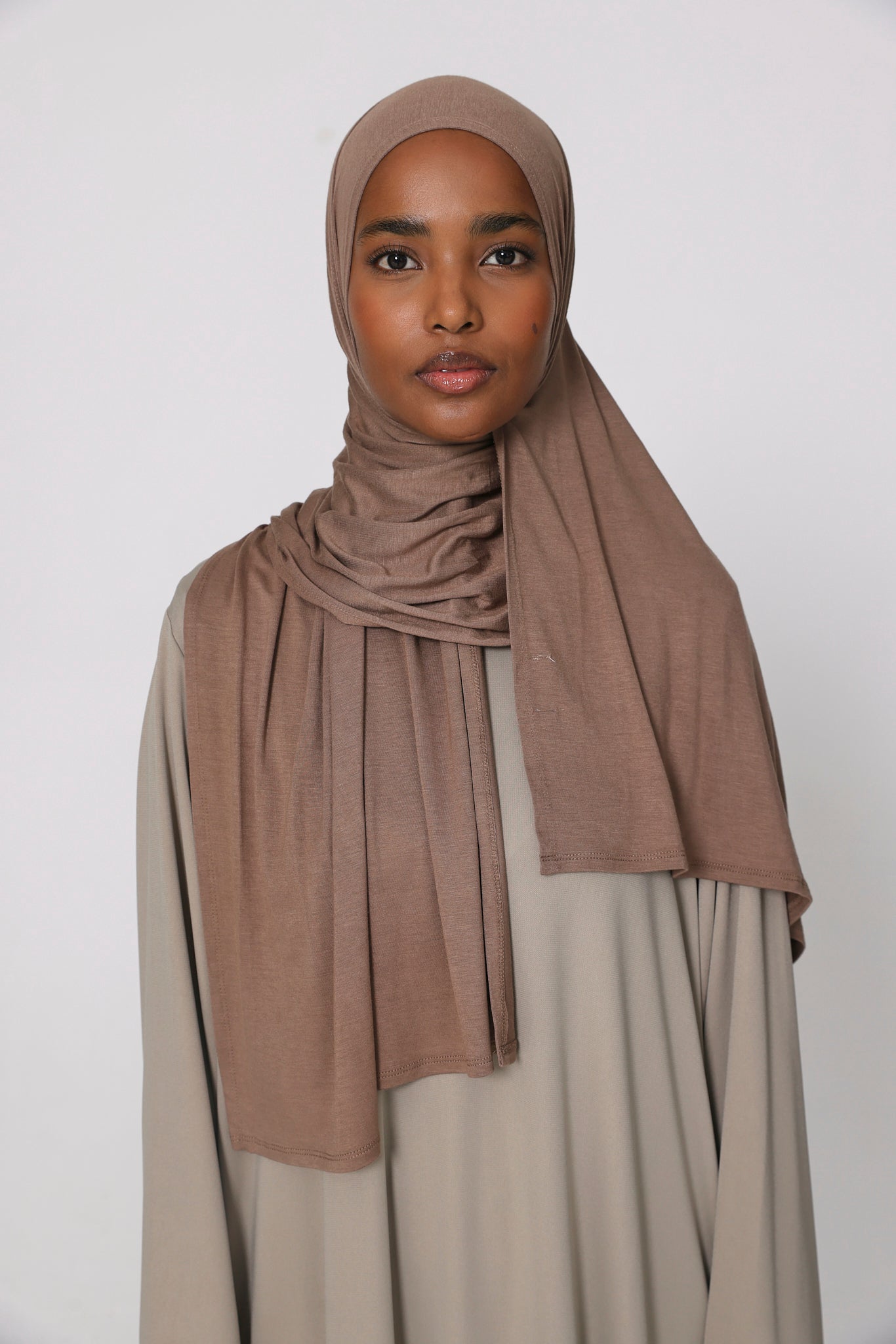 Truffle Cotton Jersey Hijab