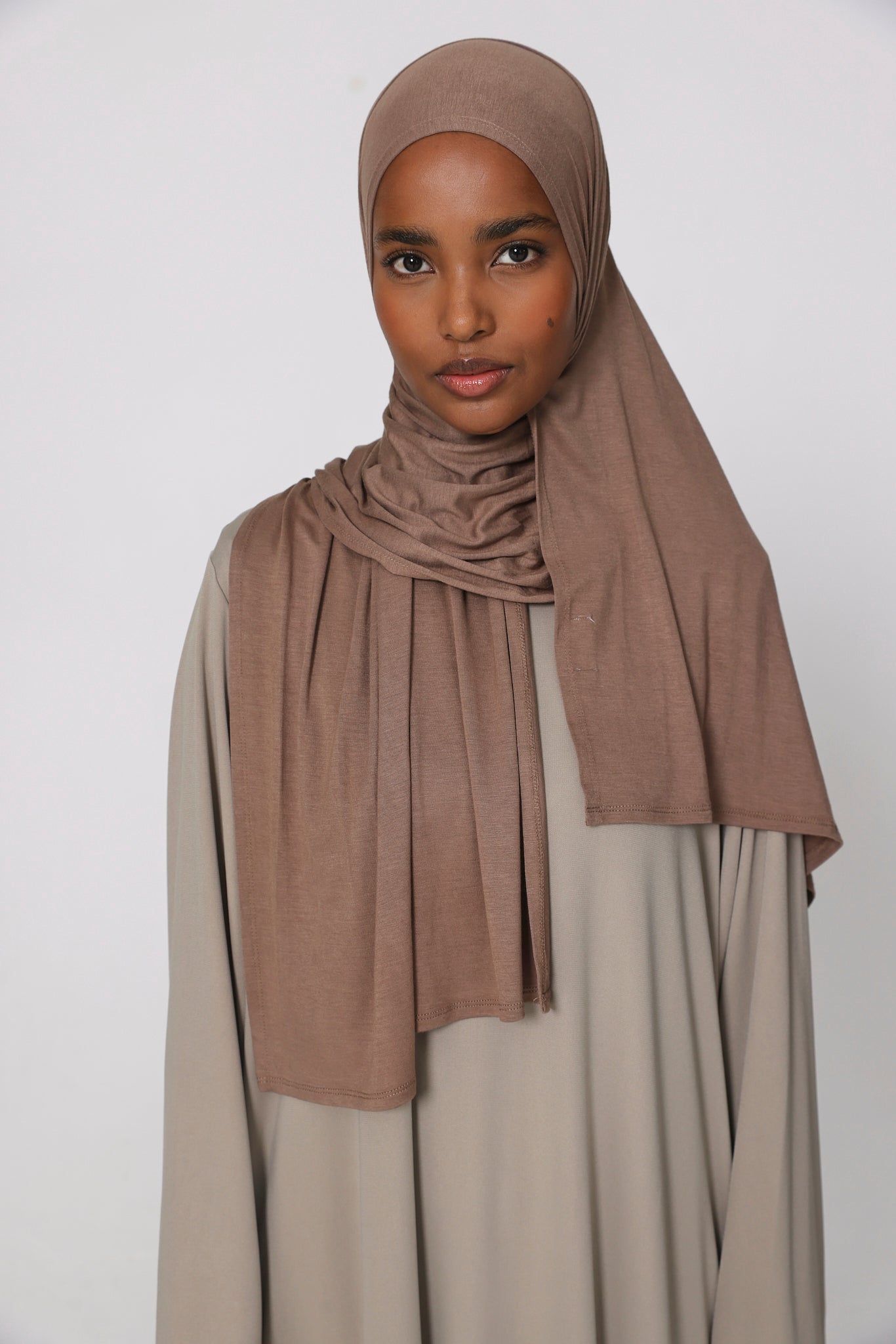 Truffle Cotton Jersey Hijab