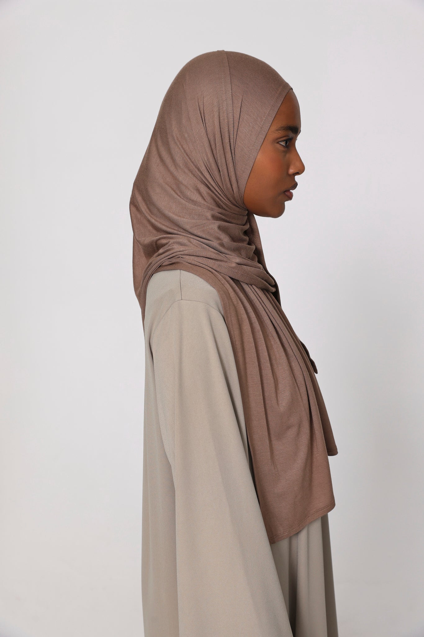 Truffle Cotton Jersey Hijab