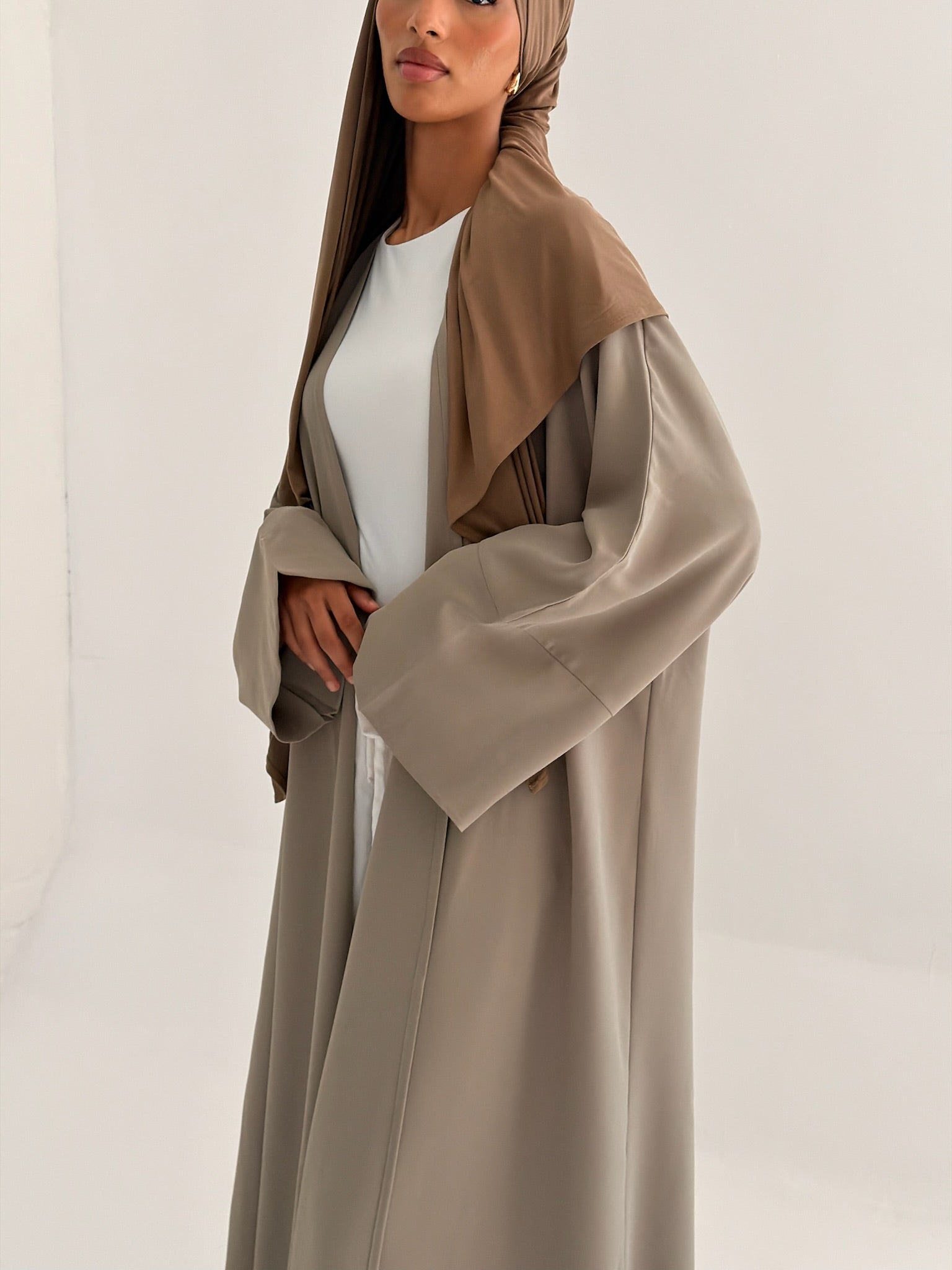 Pistachio Open Abaya
