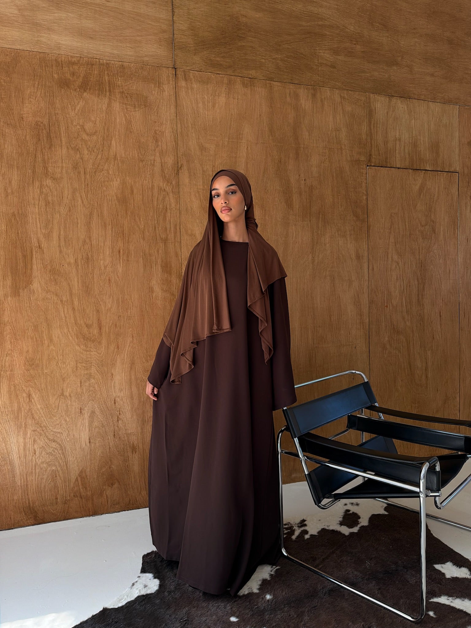 Espresso Spanish Sleeve Abaya