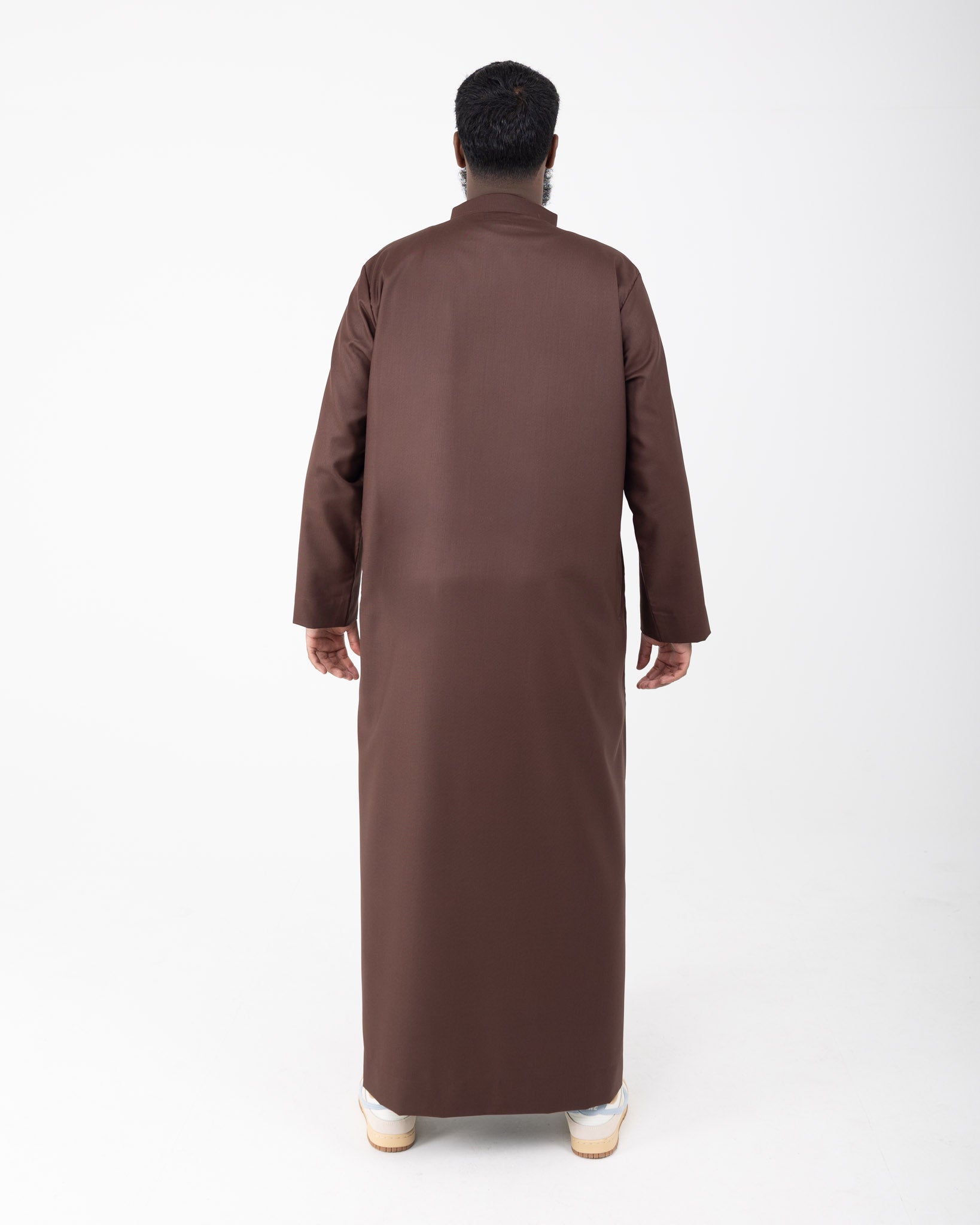 Brown Premium Collared Thobe
