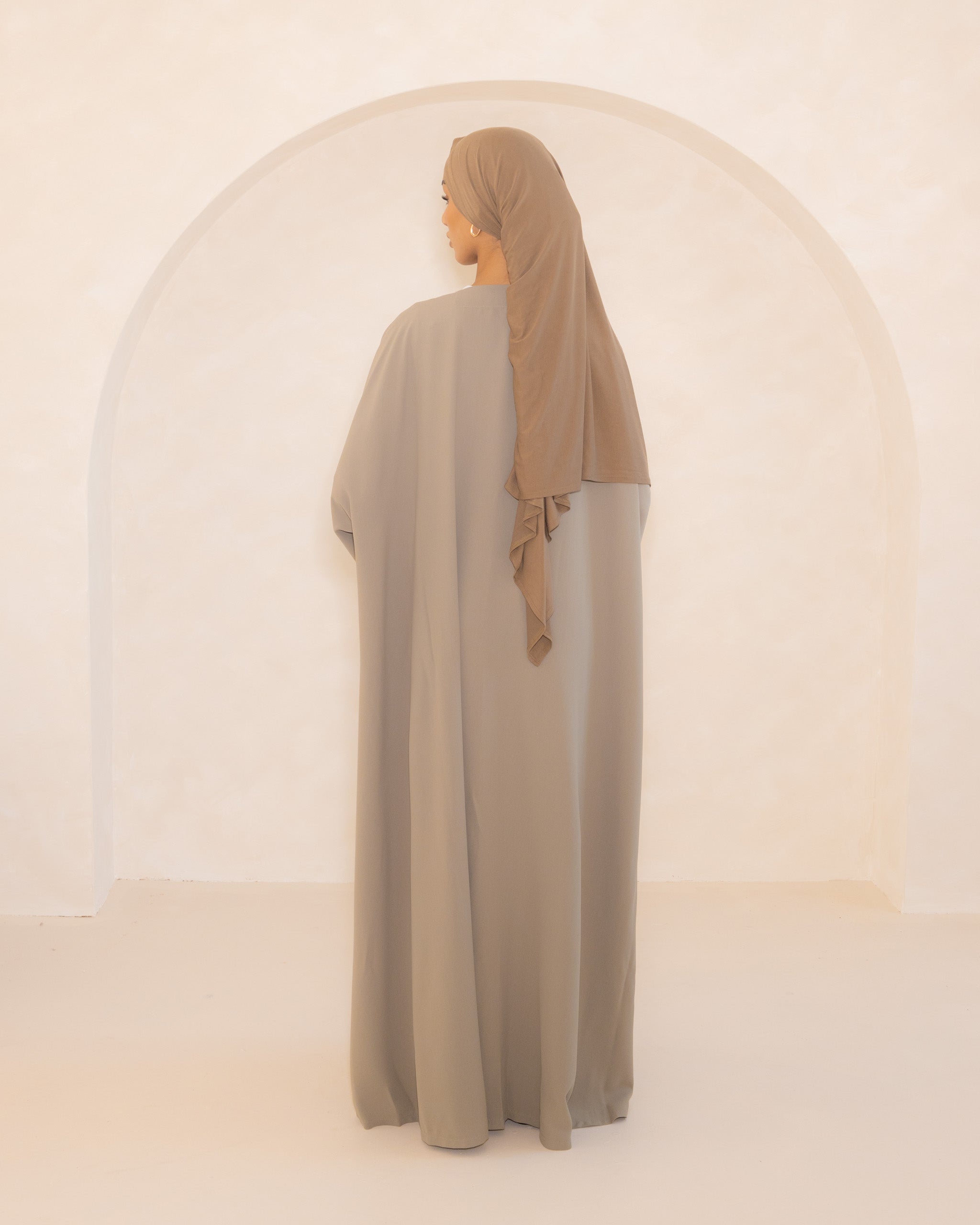 Pistachio Open Abaya