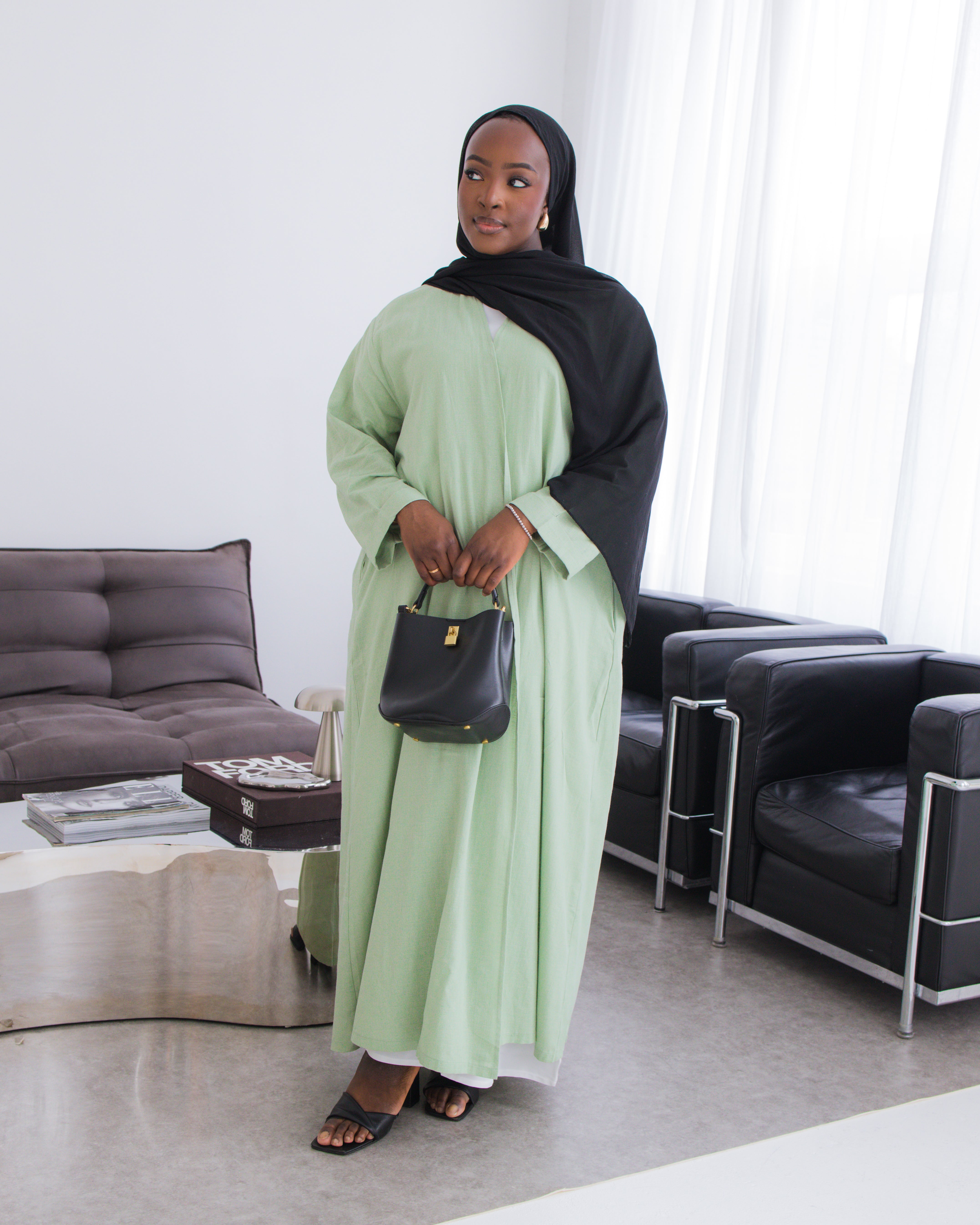 Lina Open Abaya