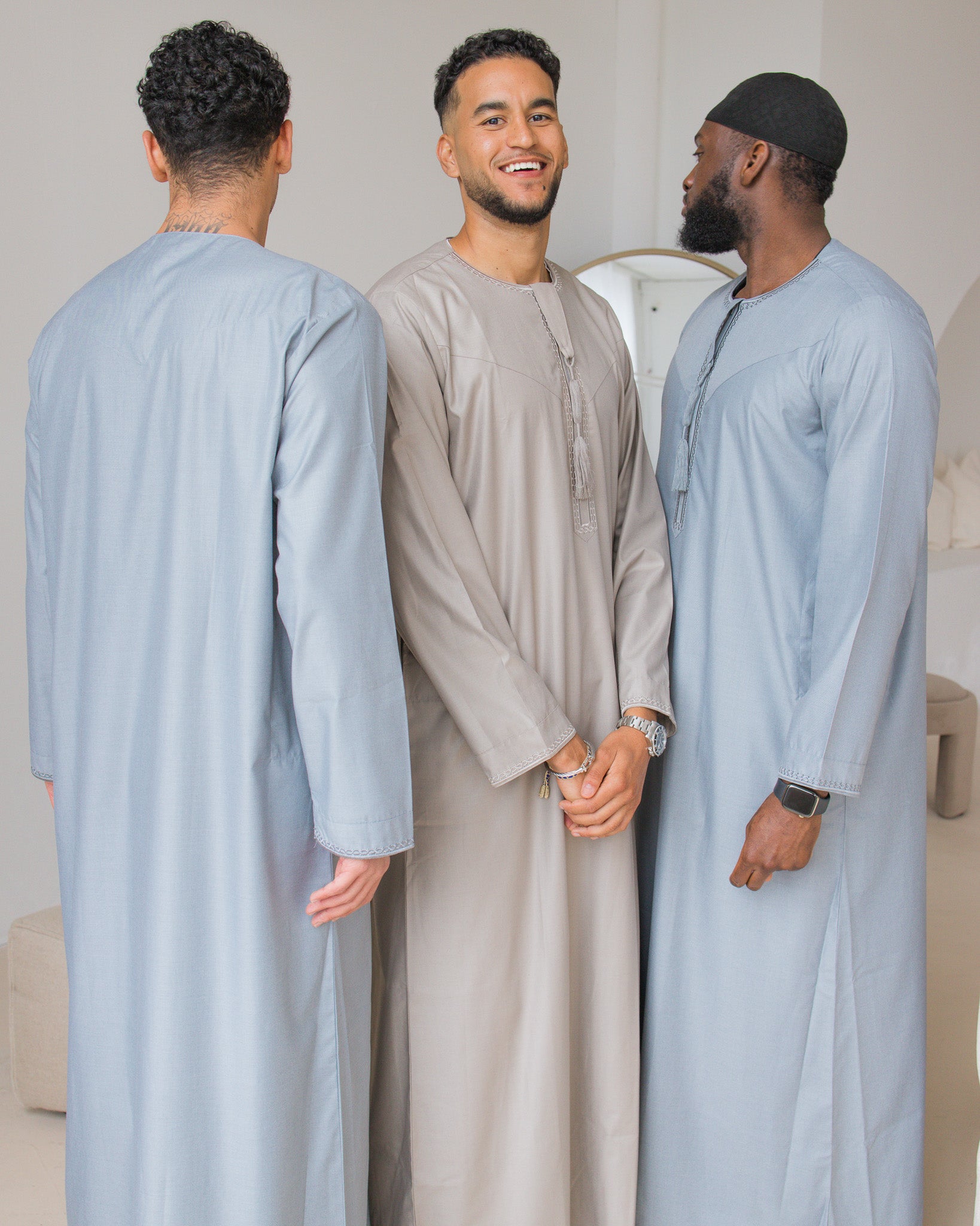 Premium Rayan Embroidered Thobe Clearance
