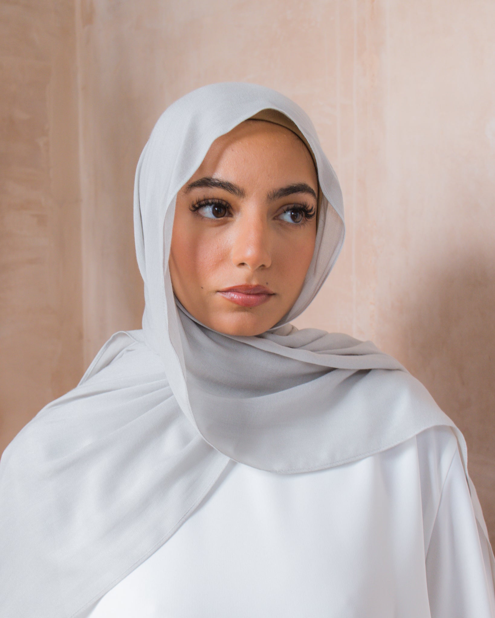 Light Grey Modal Hijab