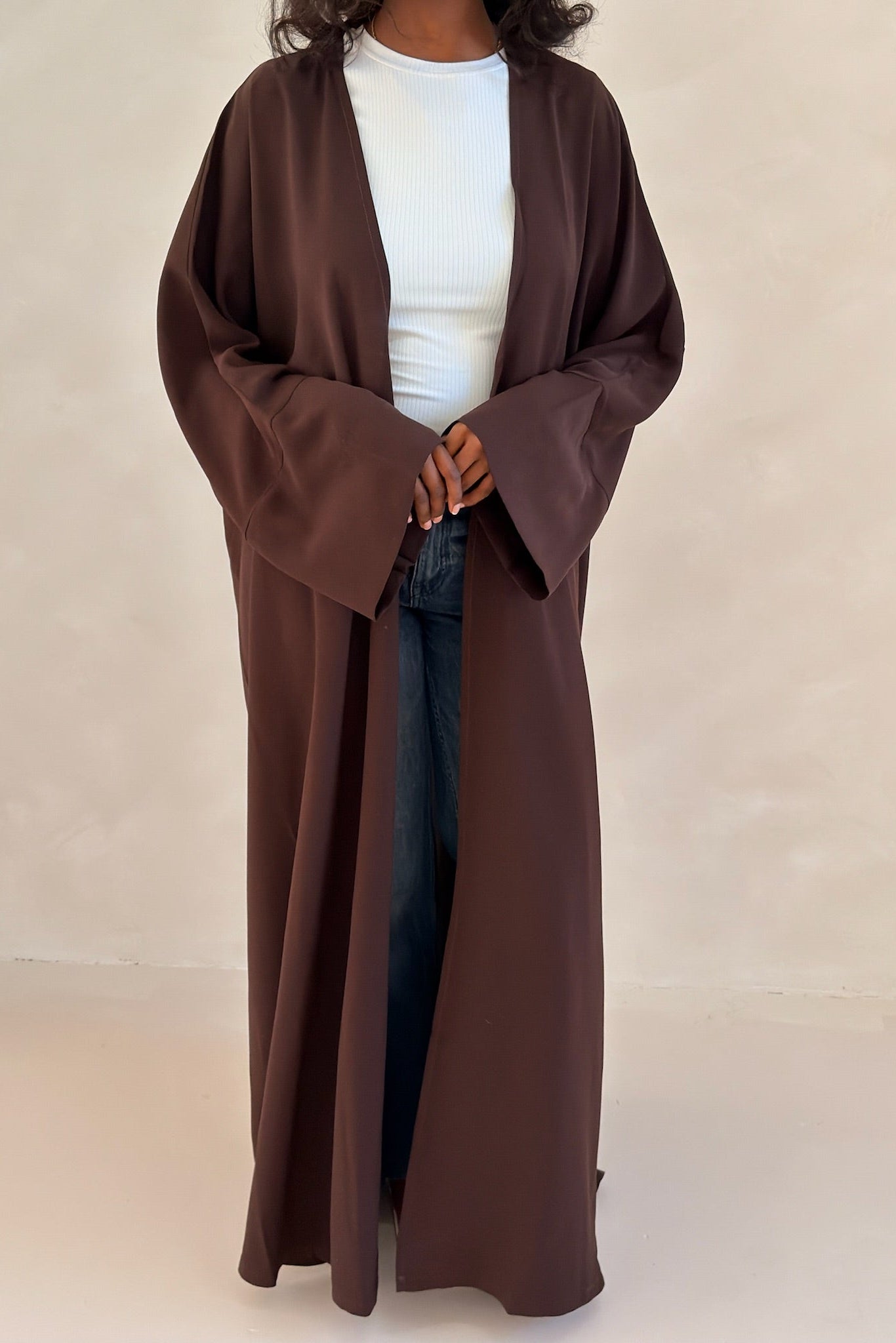 Espresso Open Abaya
