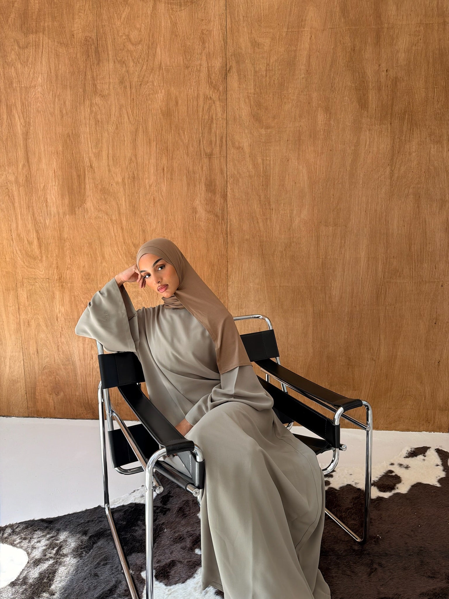 Pistachio Spanish Sleeve Abaya