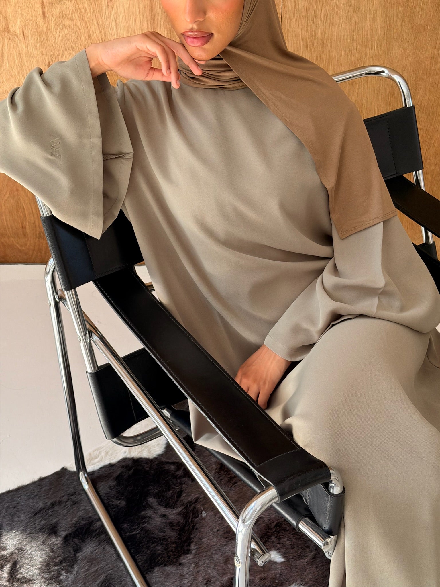 Pistachio Spanish Sleeve Abaya