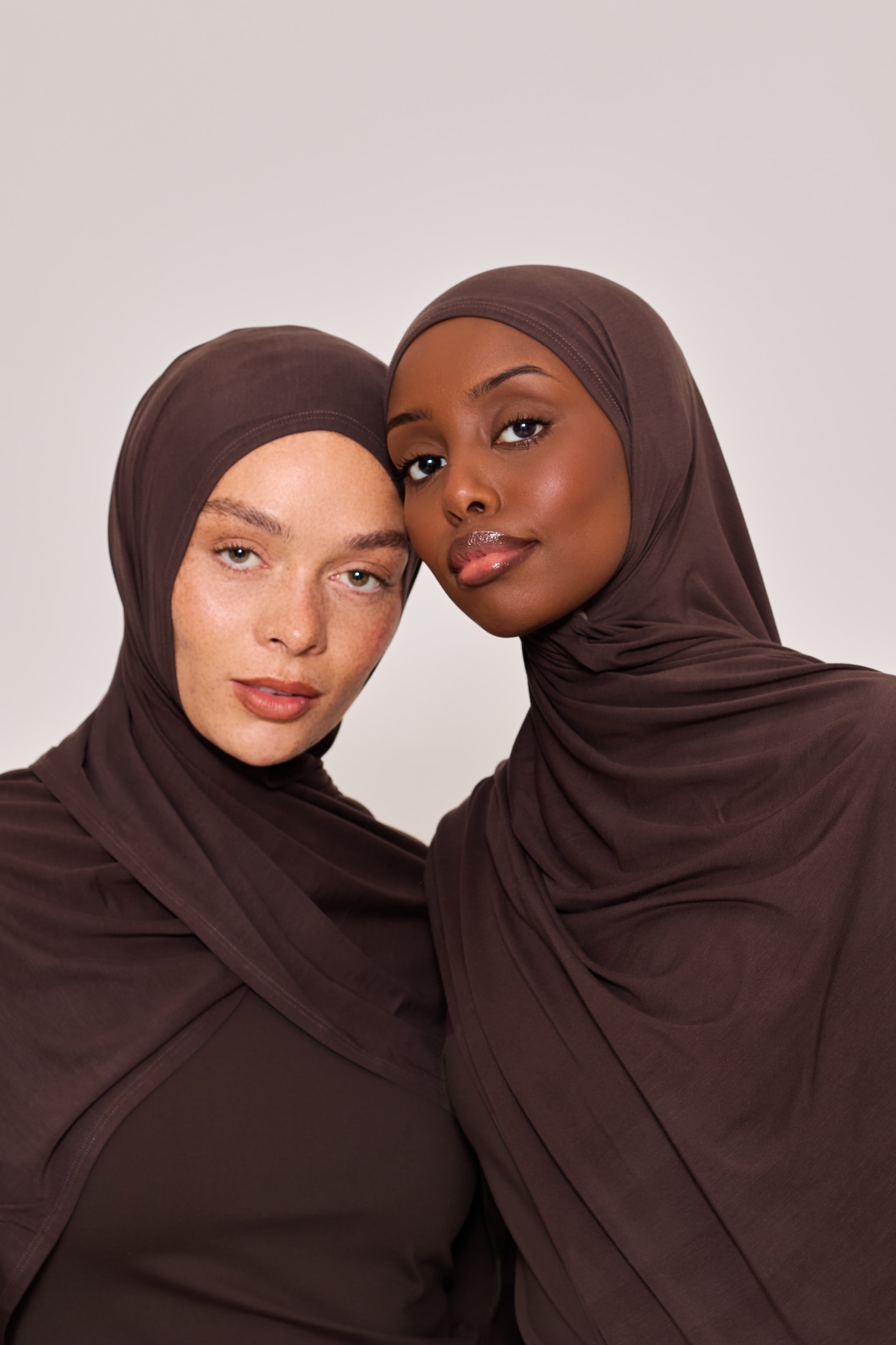 Chocolate Bamboo Jersey Hijab