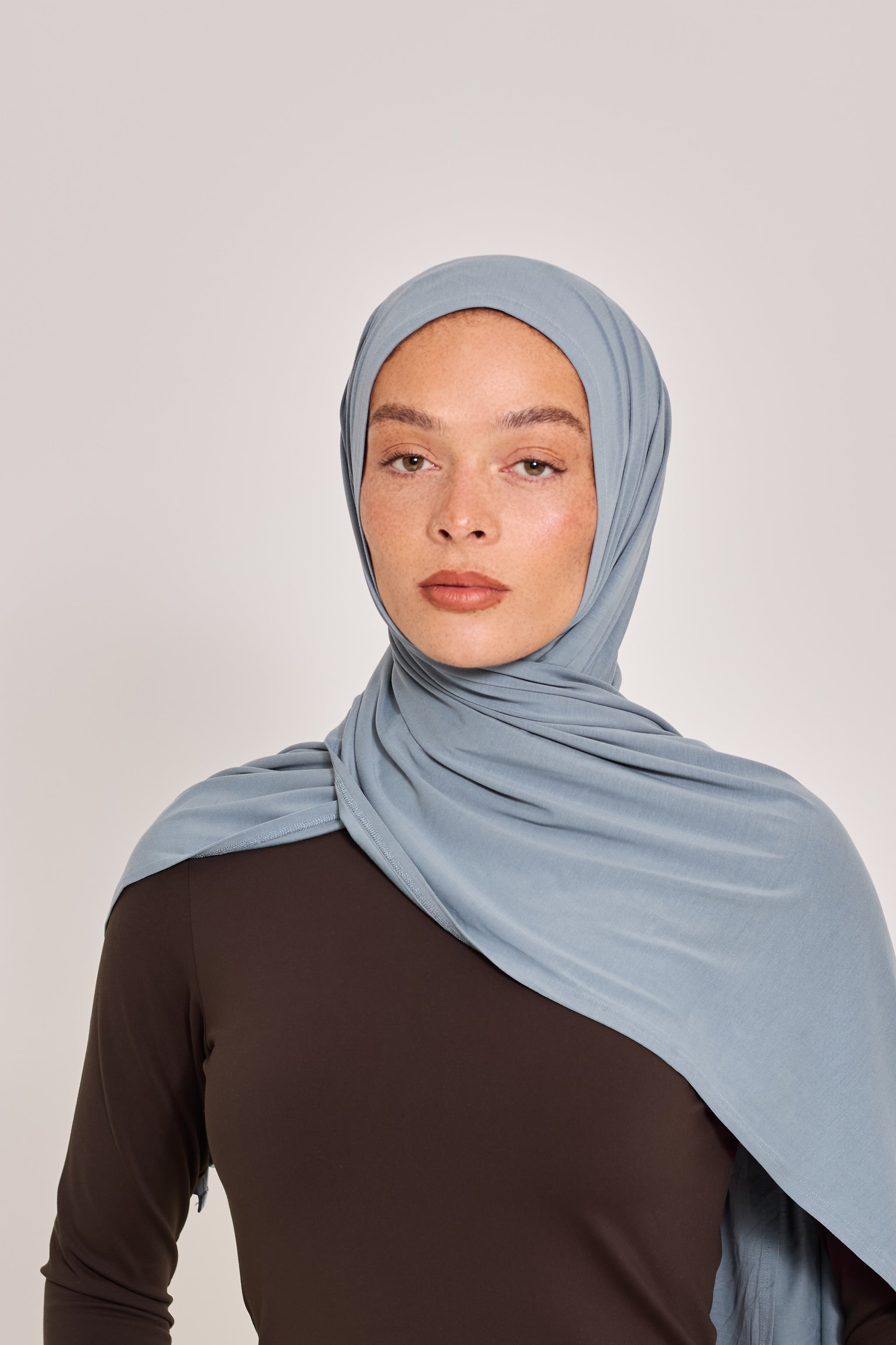 Duck Egg Bamboo Jersey Hijab