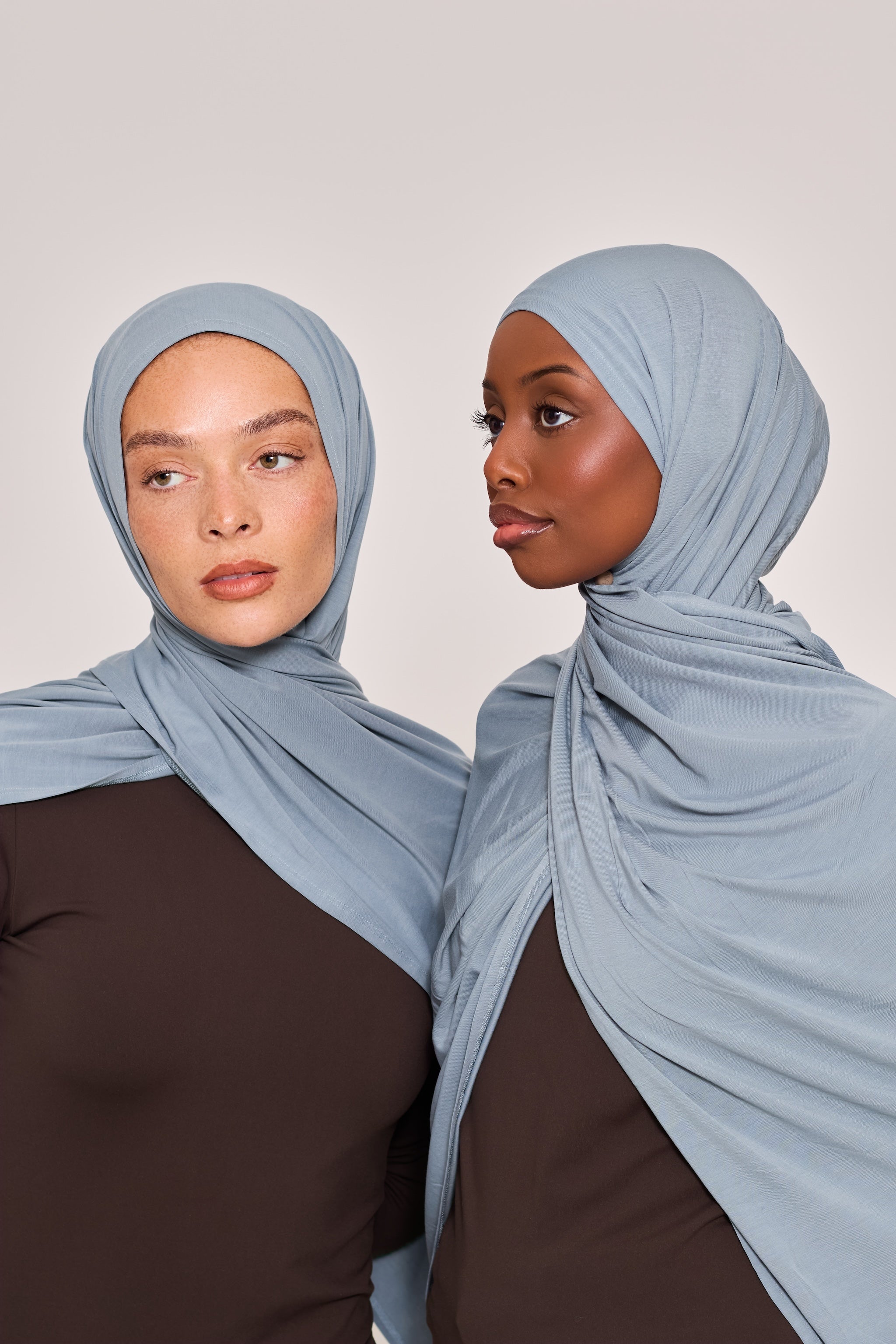 Duck Egg Bamboo Jersey Hijab