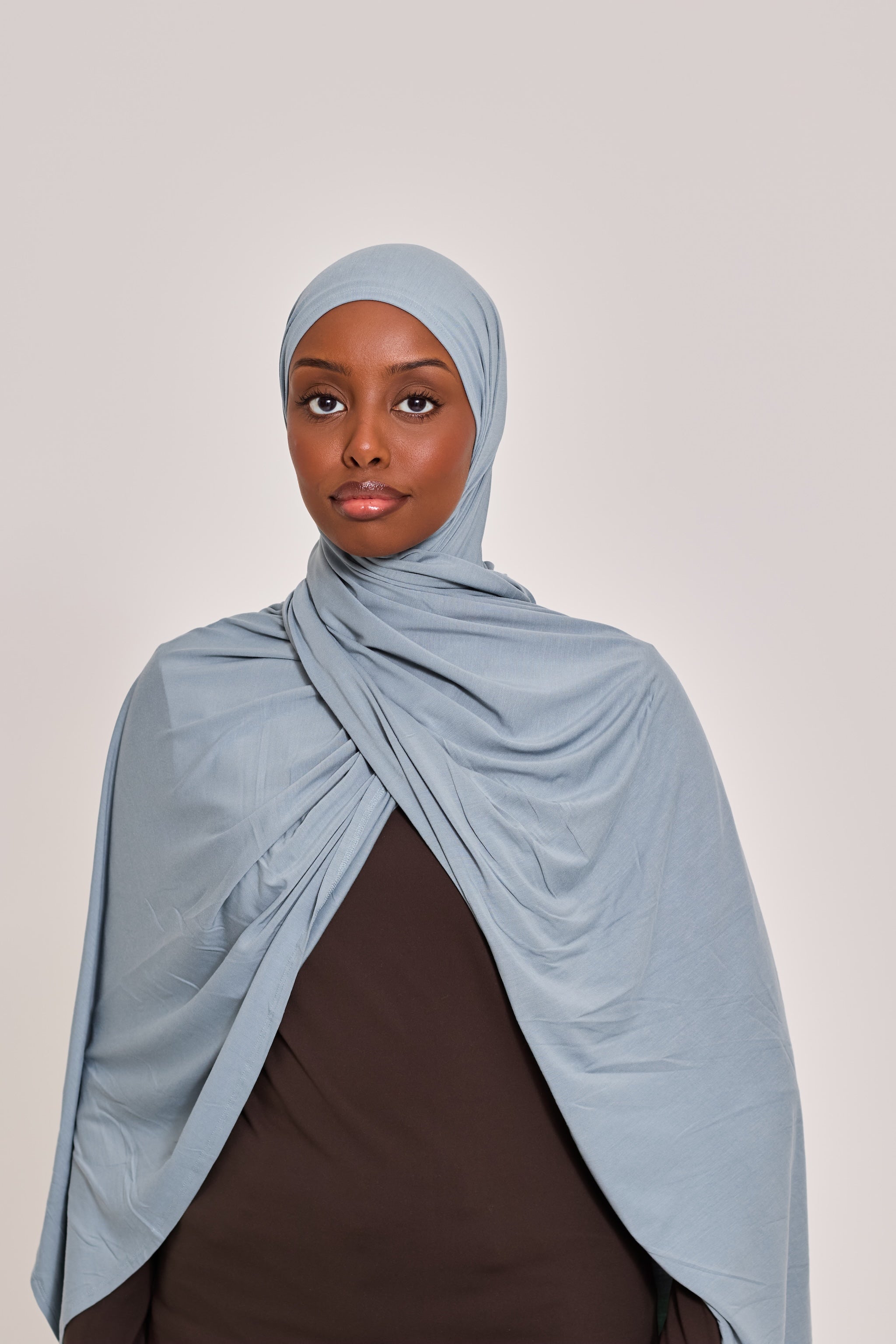 Duck Egg Bamboo Jersey Hijab