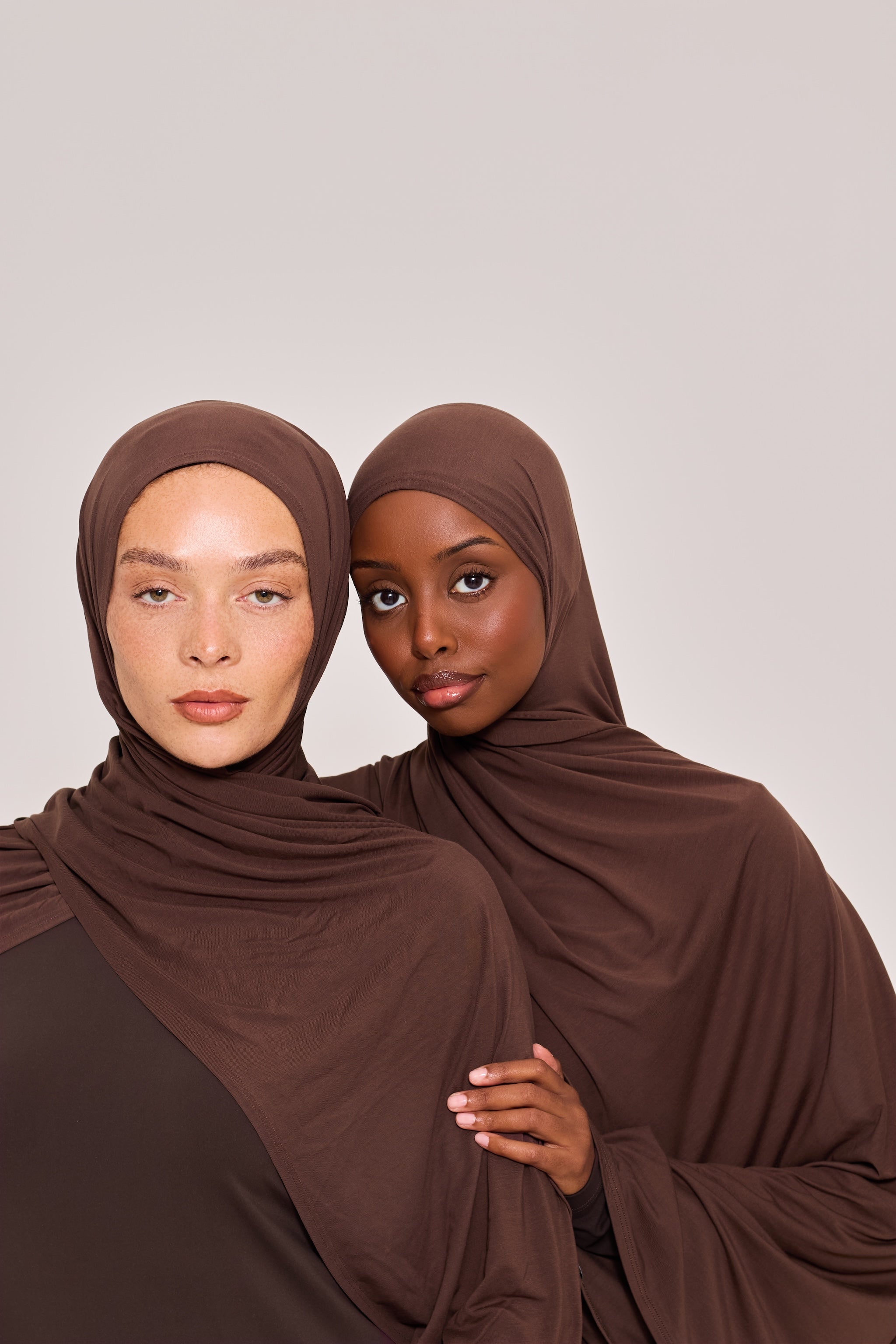 Mocha Bamboo Jersey Hijab