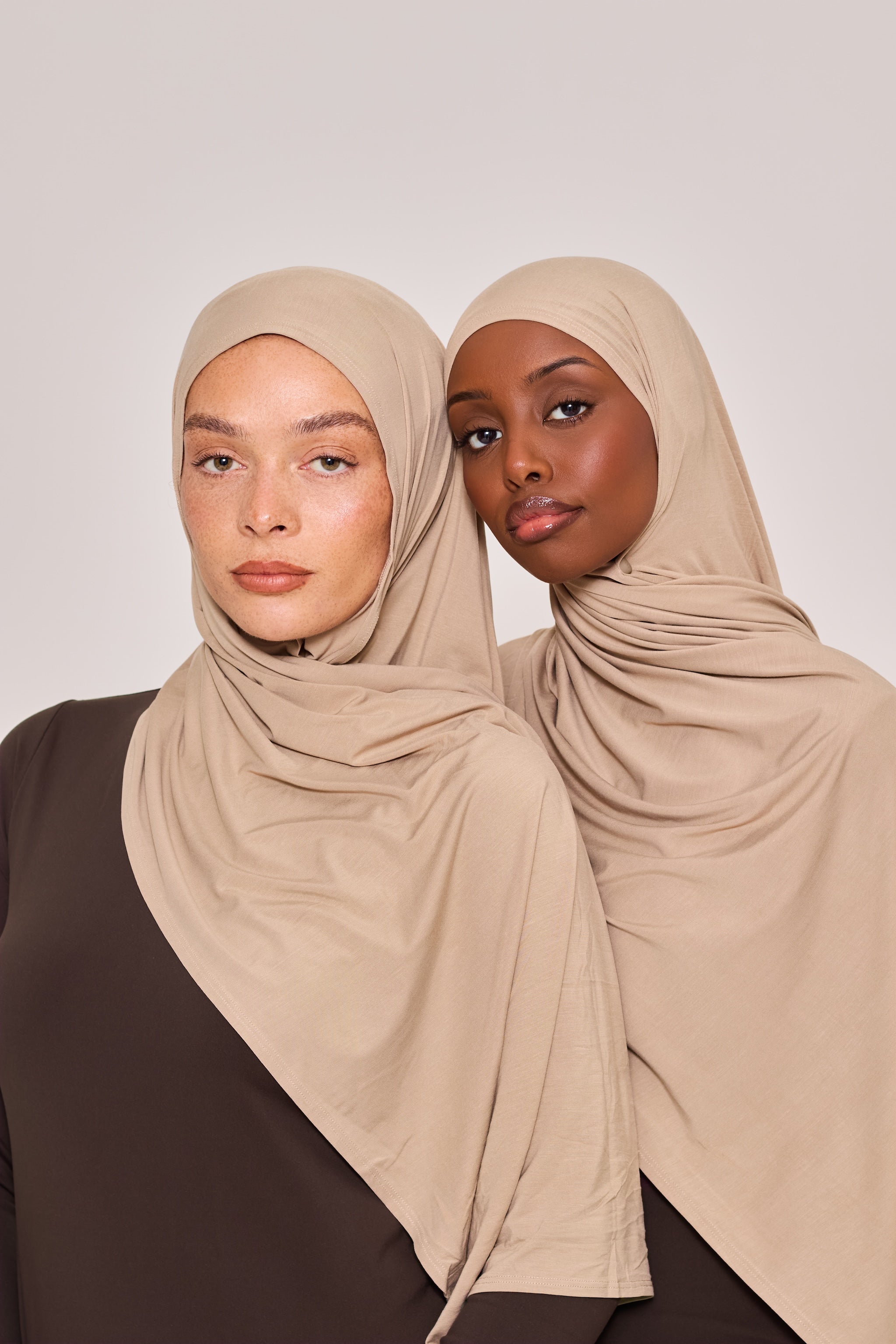 Oat Bamboo Jersey Hijab