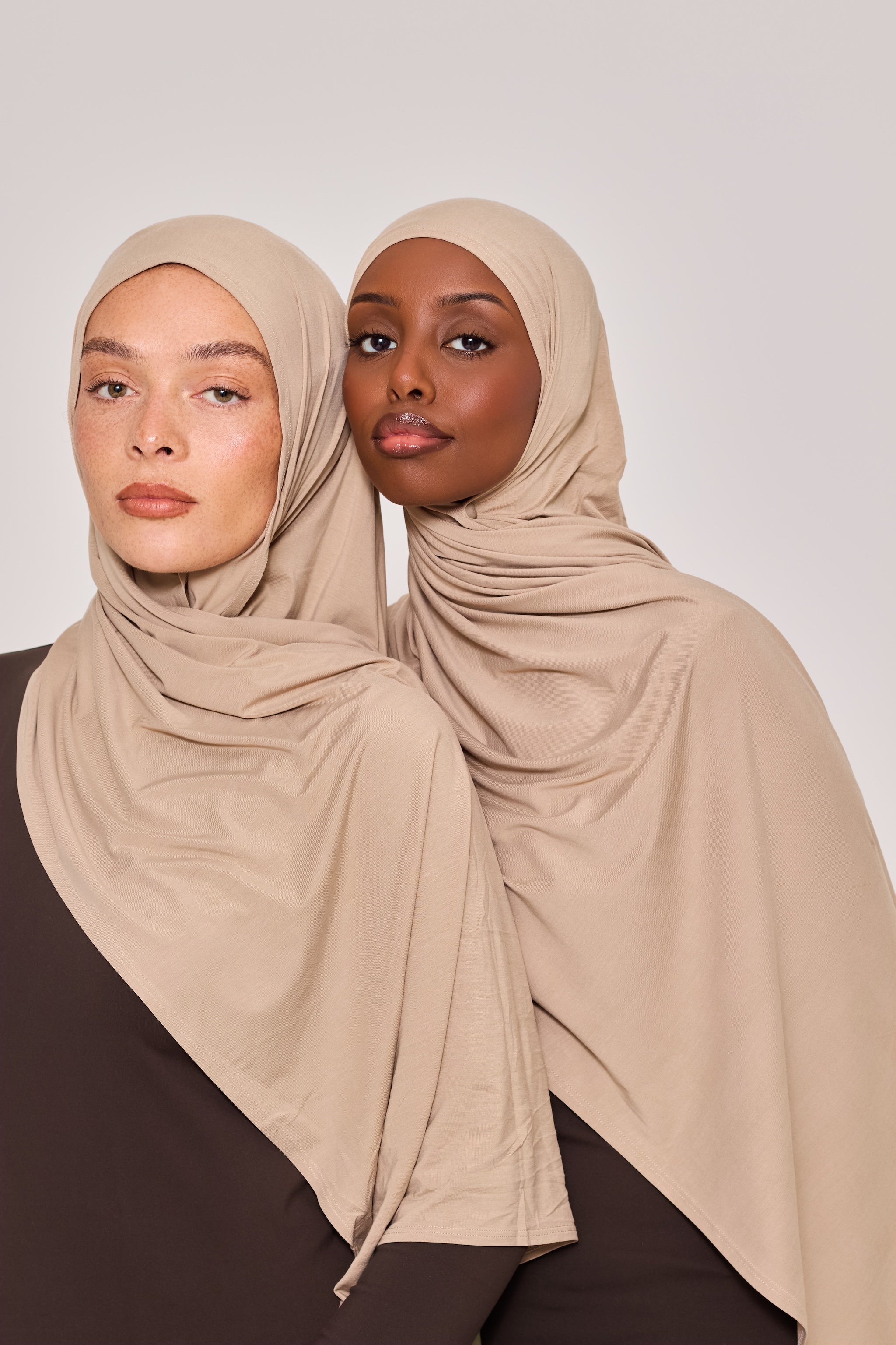 Oat Bamboo Jersey Hijab