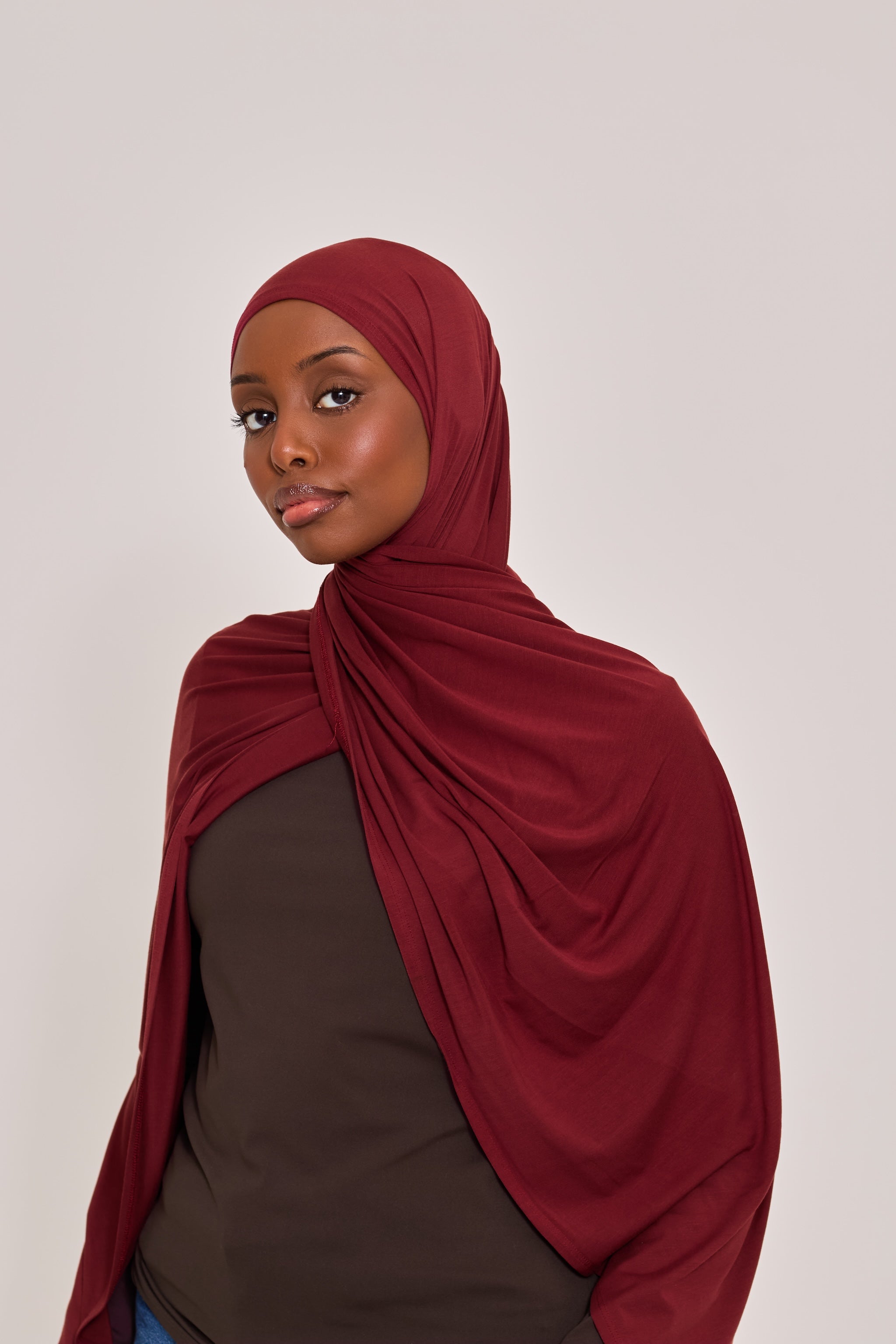 Ruby Bamboo Jersey Hijab