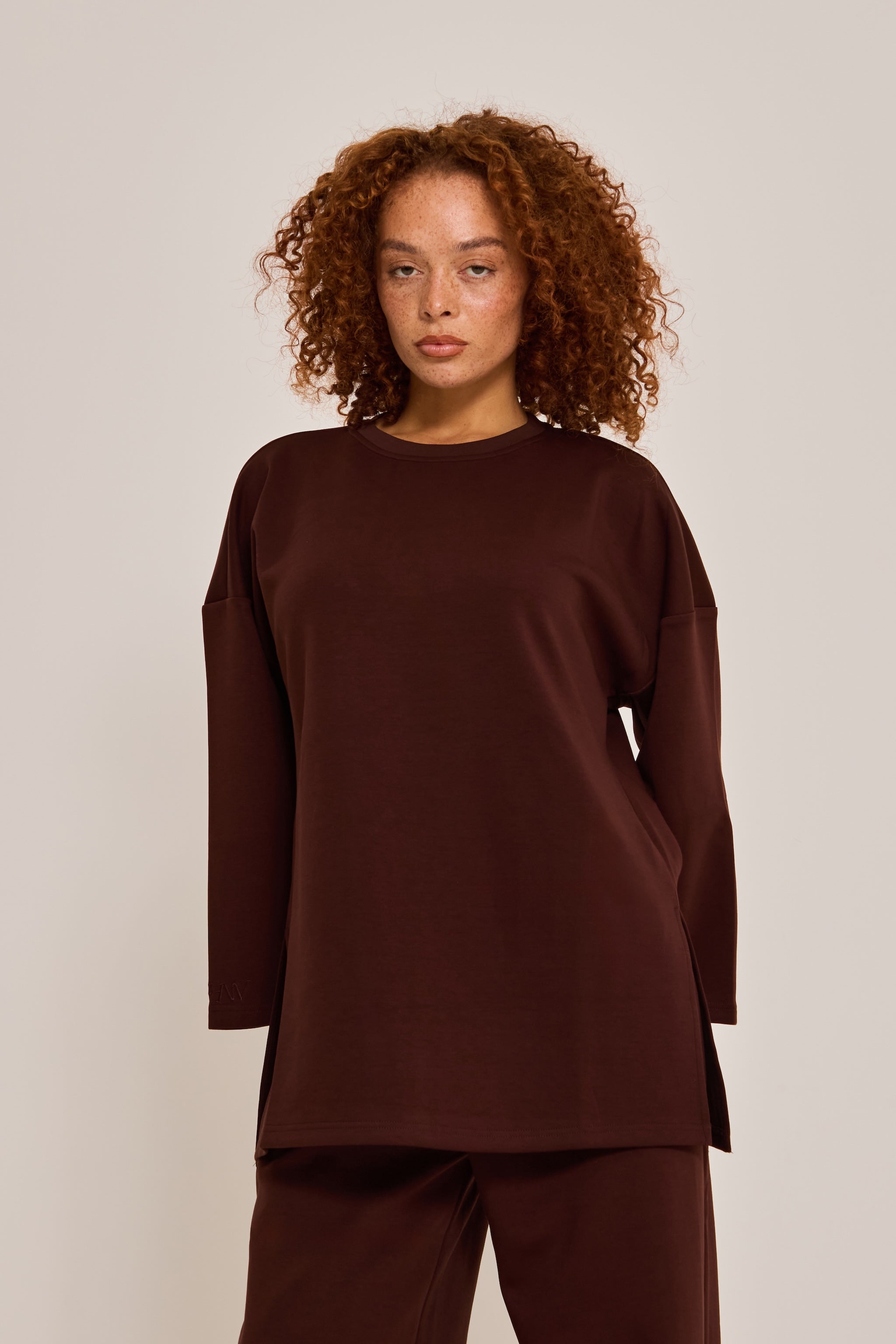 Dark Brown Essential Top
