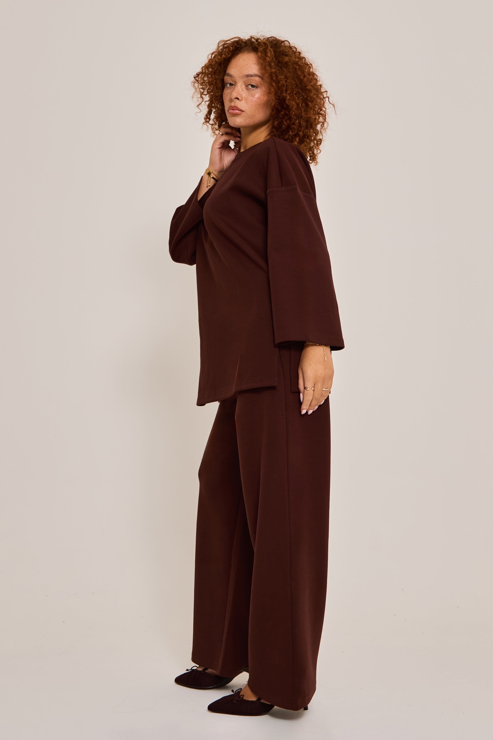 Dark Brown Essential Trousers