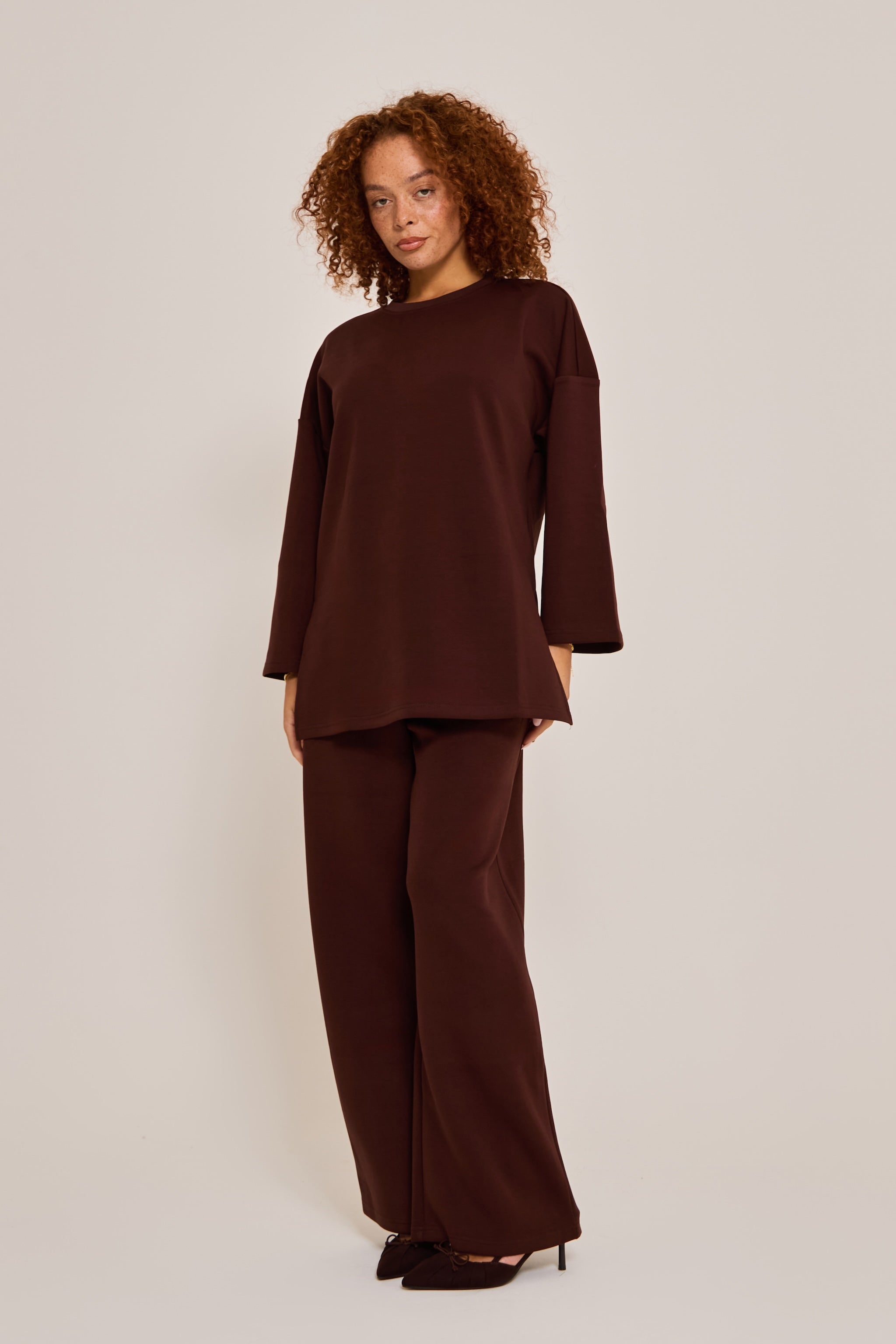 Dark Brown Essential Trousers