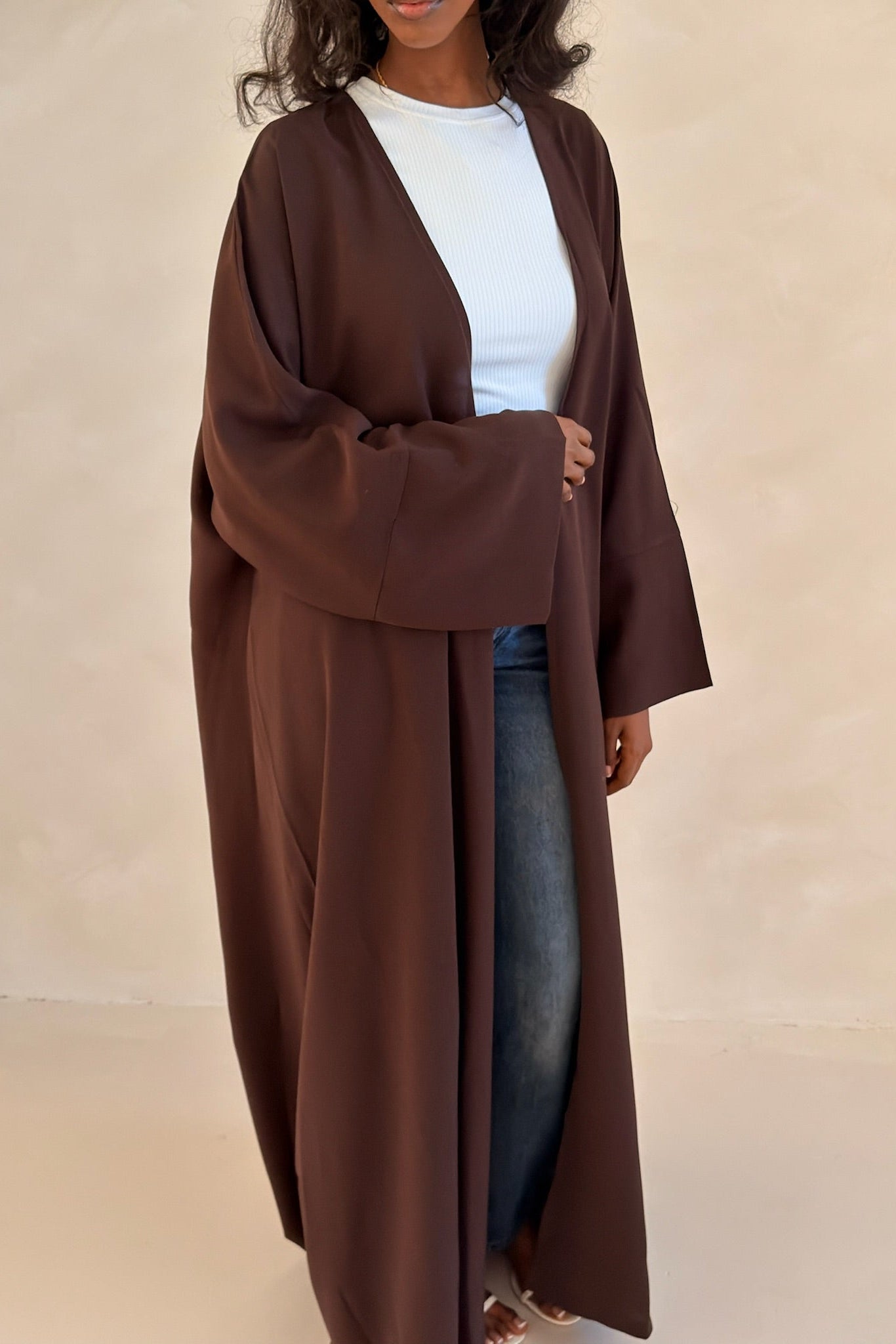 Espresso Open Abaya