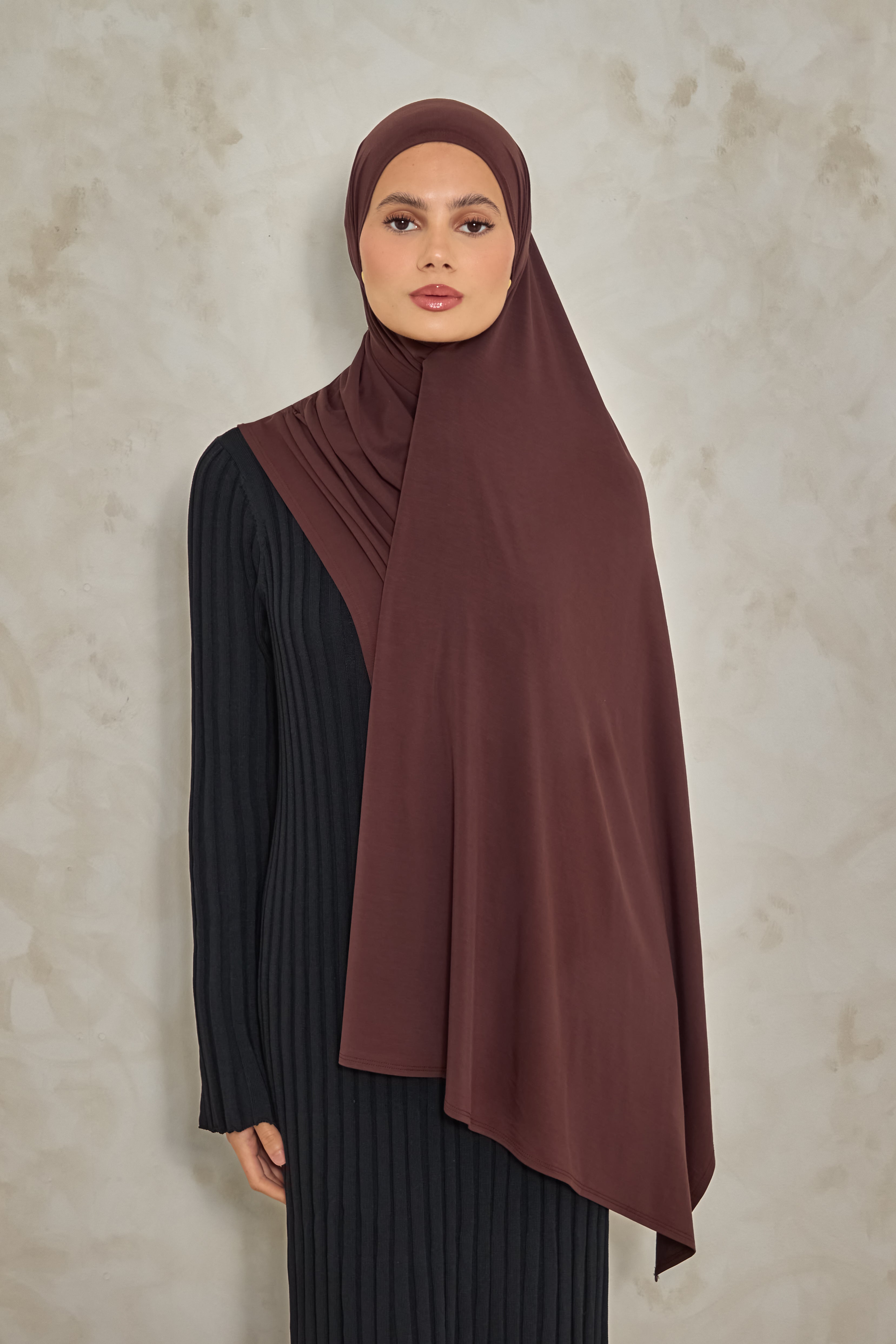 Espresso Bamboo Jersey Hijab