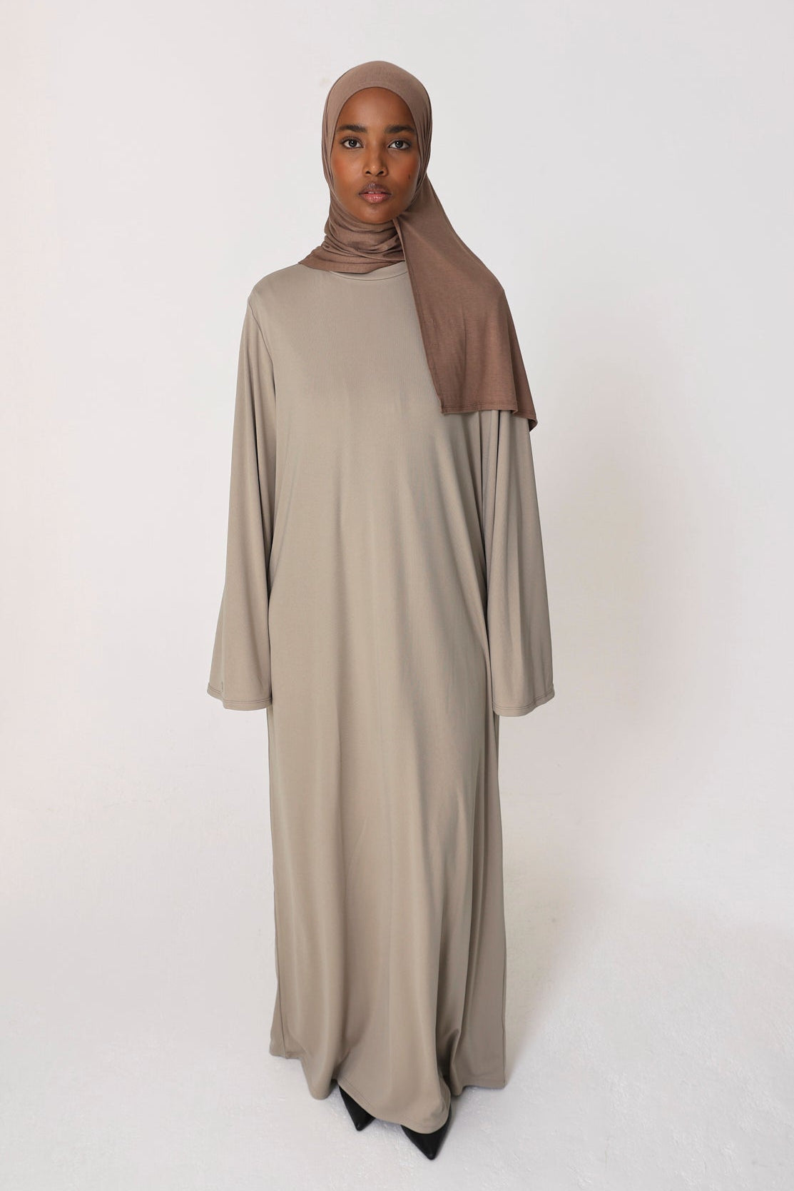Mink Basic Jersey Abaya