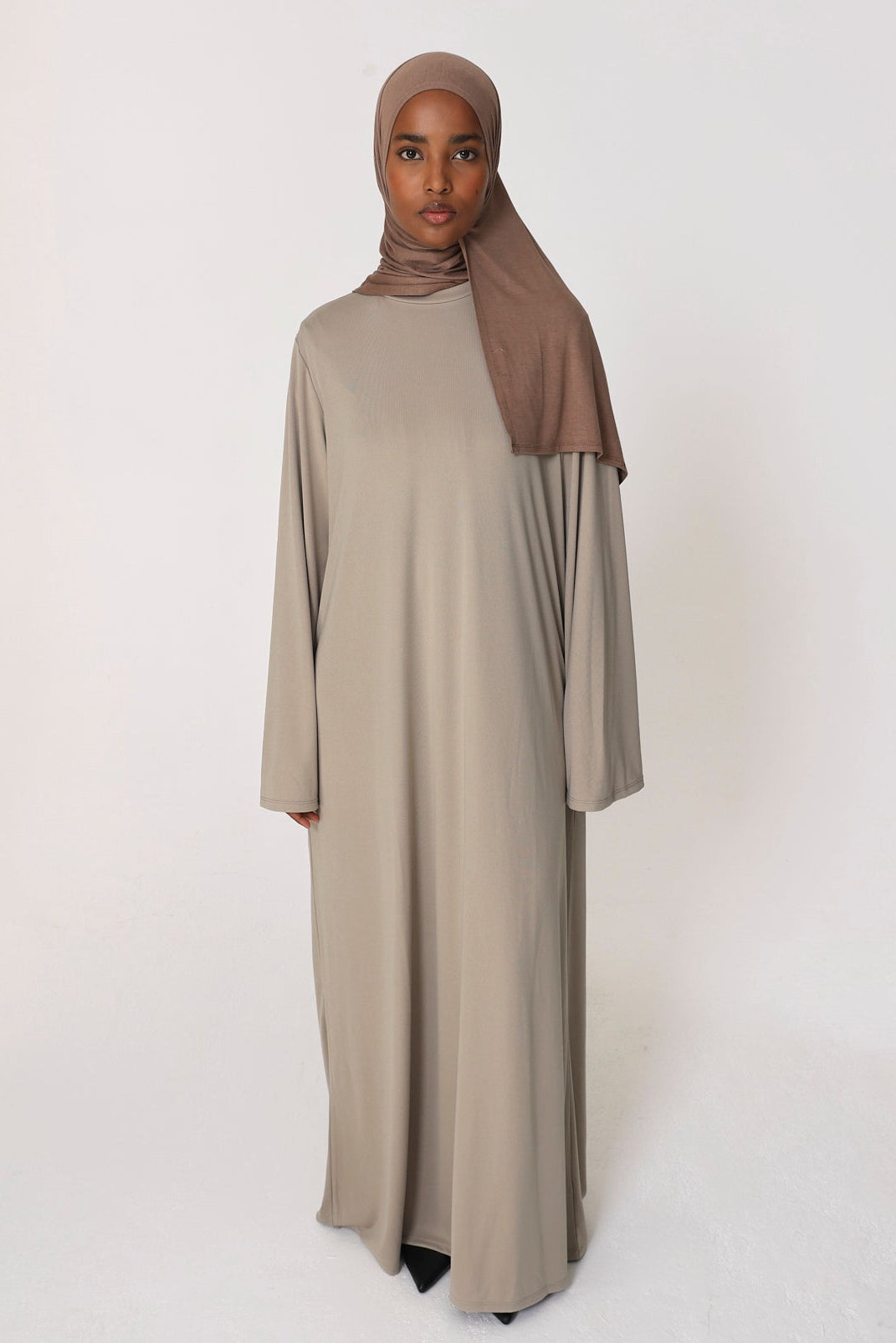 Mink Basic Jersey Abaya