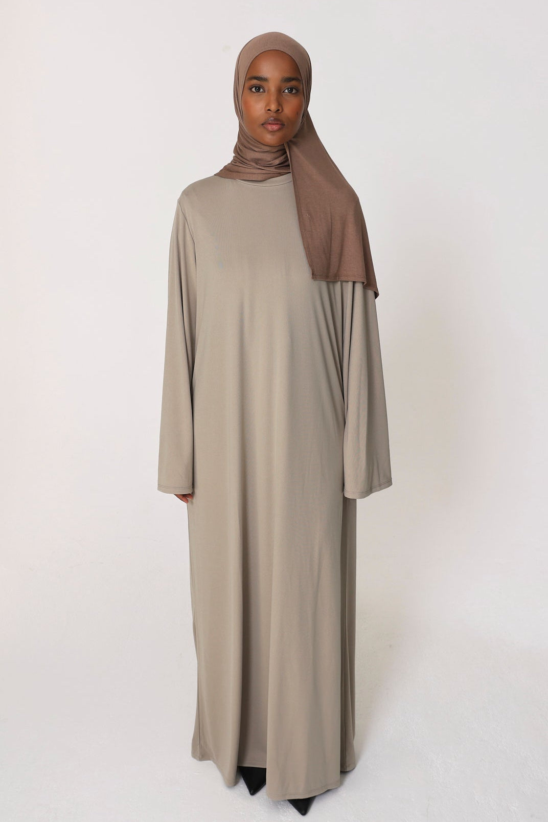 Mink Basic Jersey Abaya