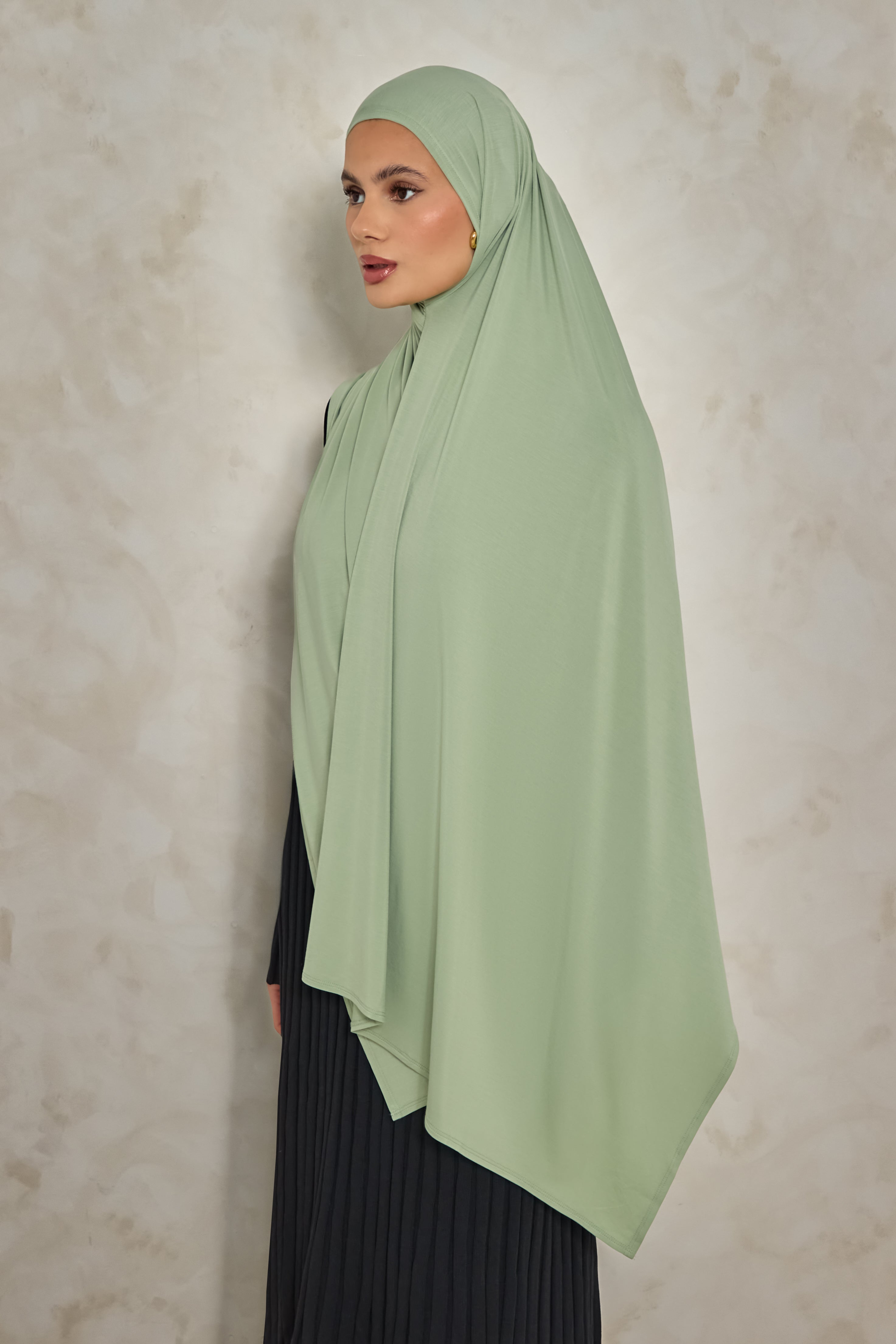 Sage Bamboo Jersey Hijab